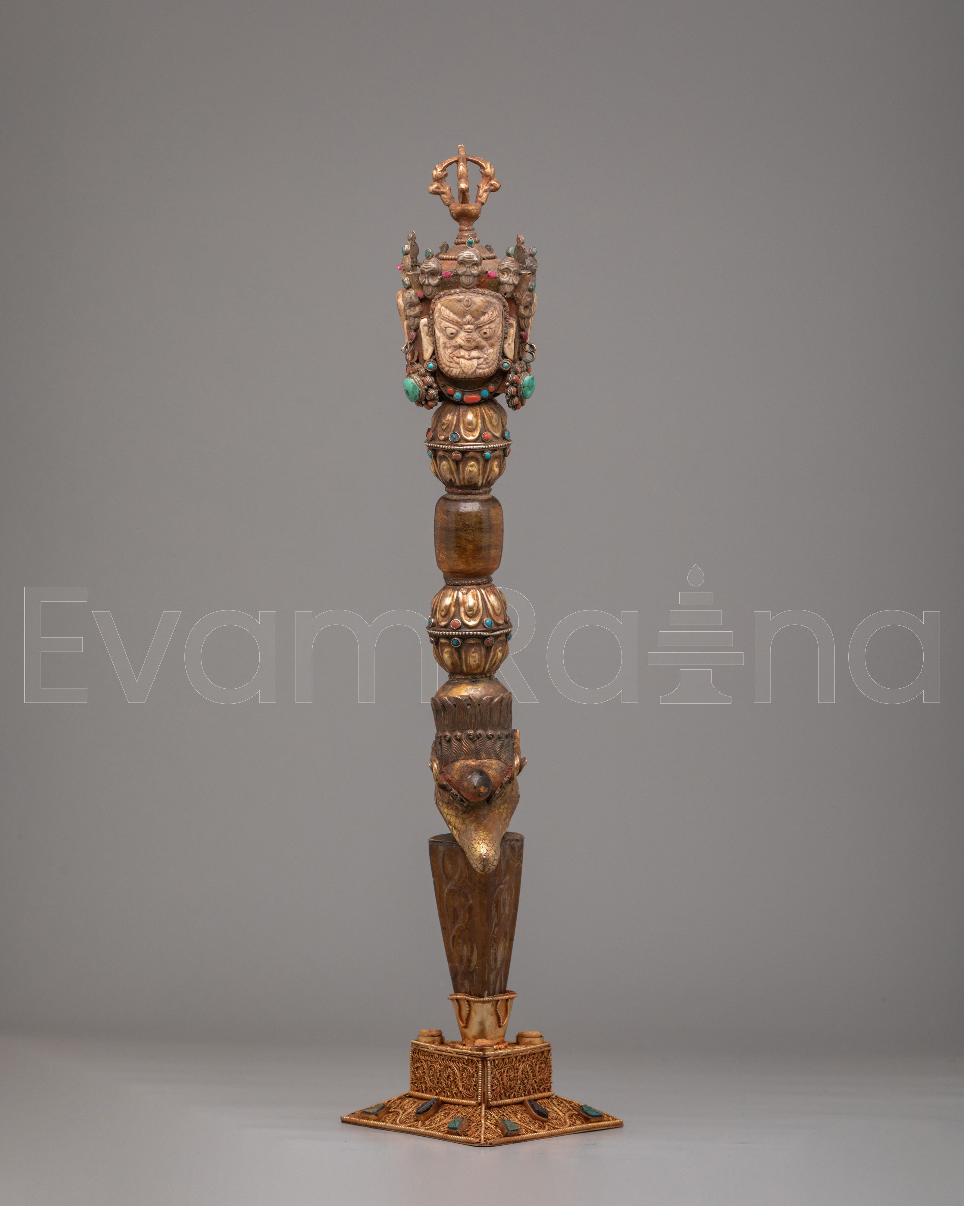 Handmade Buddhist Ritual Phurba