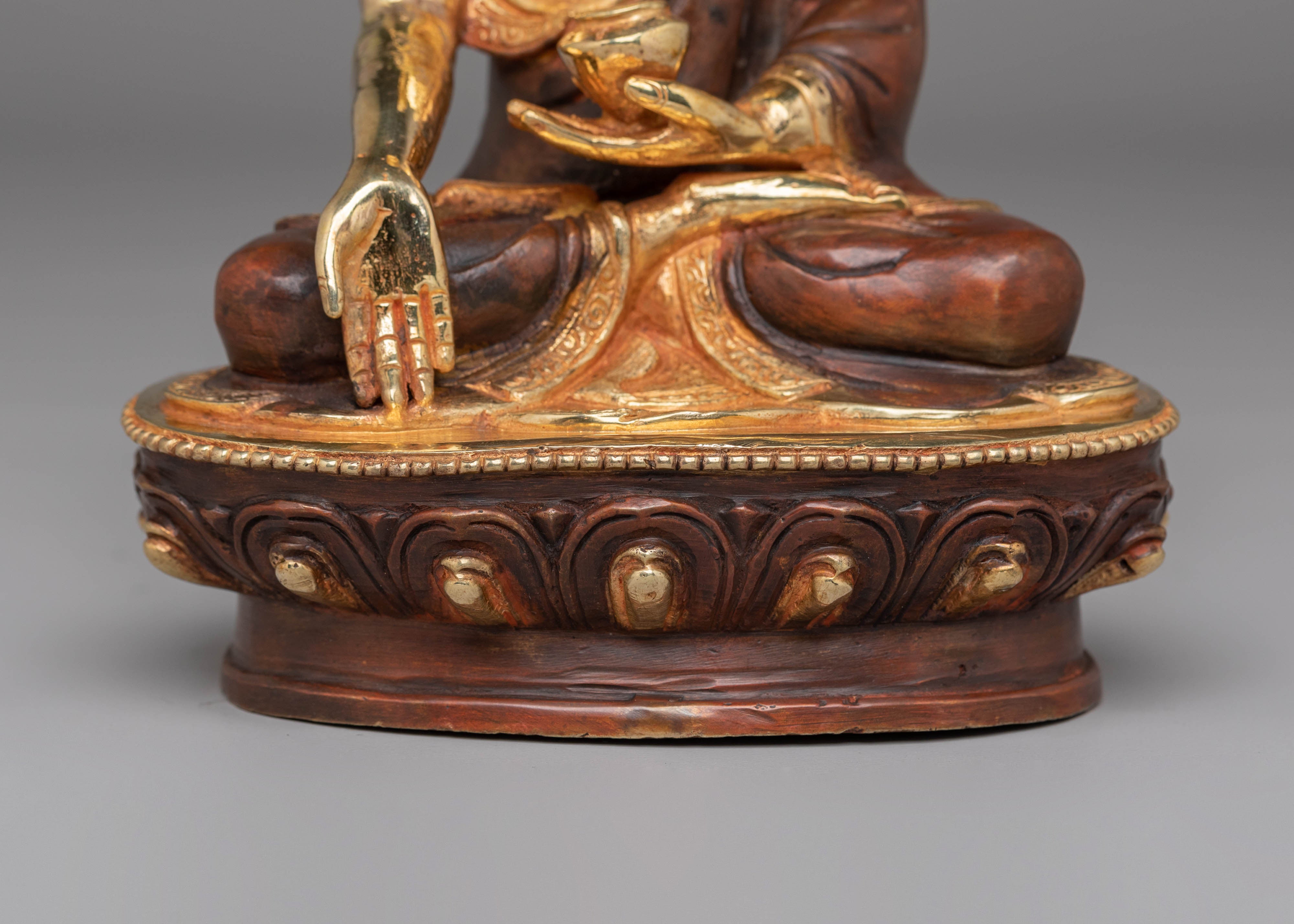 Handcrafted Ratnasambhava Statue for Decor | Buddhist Sculpture