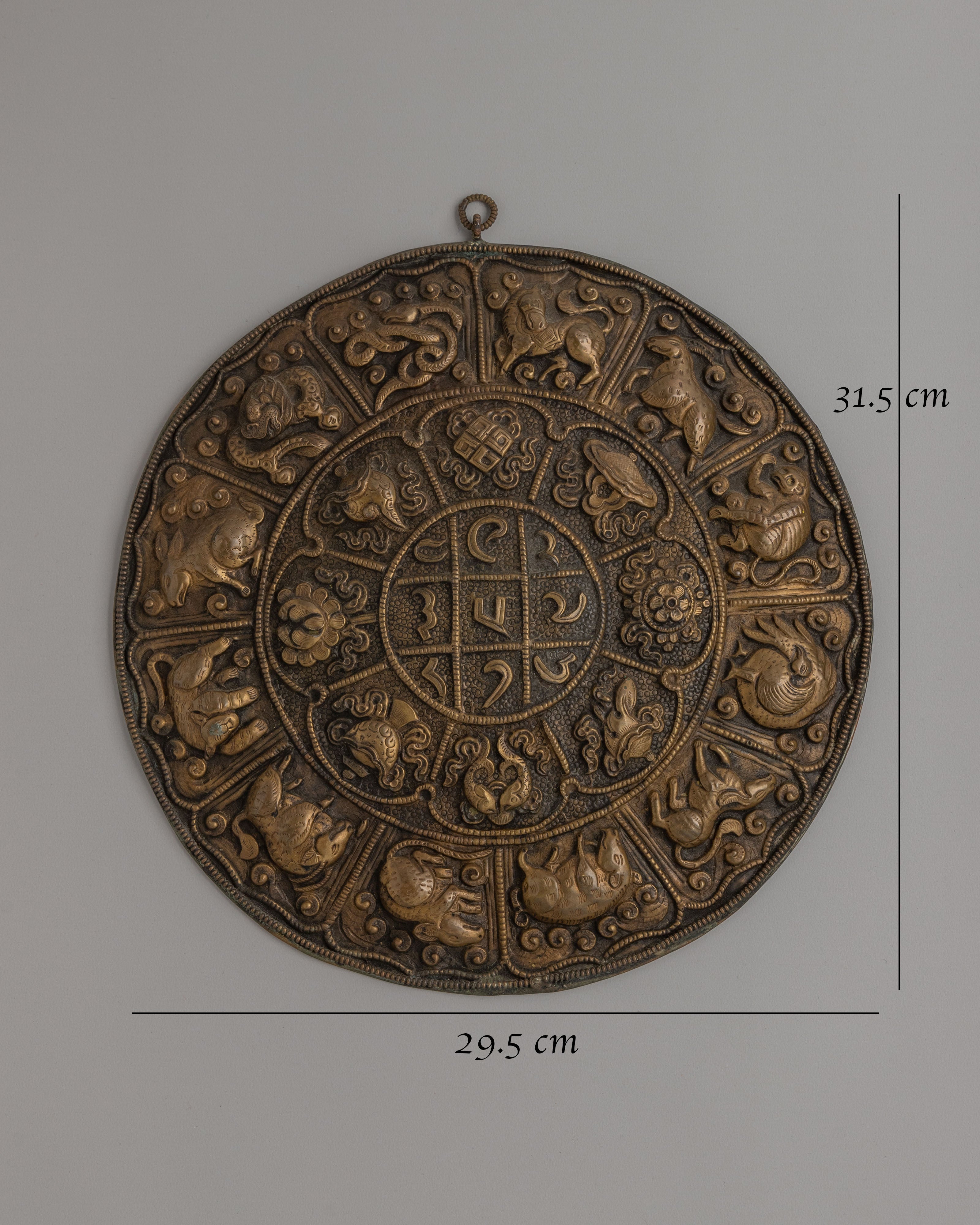 Buddhist Calendar Wall Hanging | A Spiritual Decorative Piece