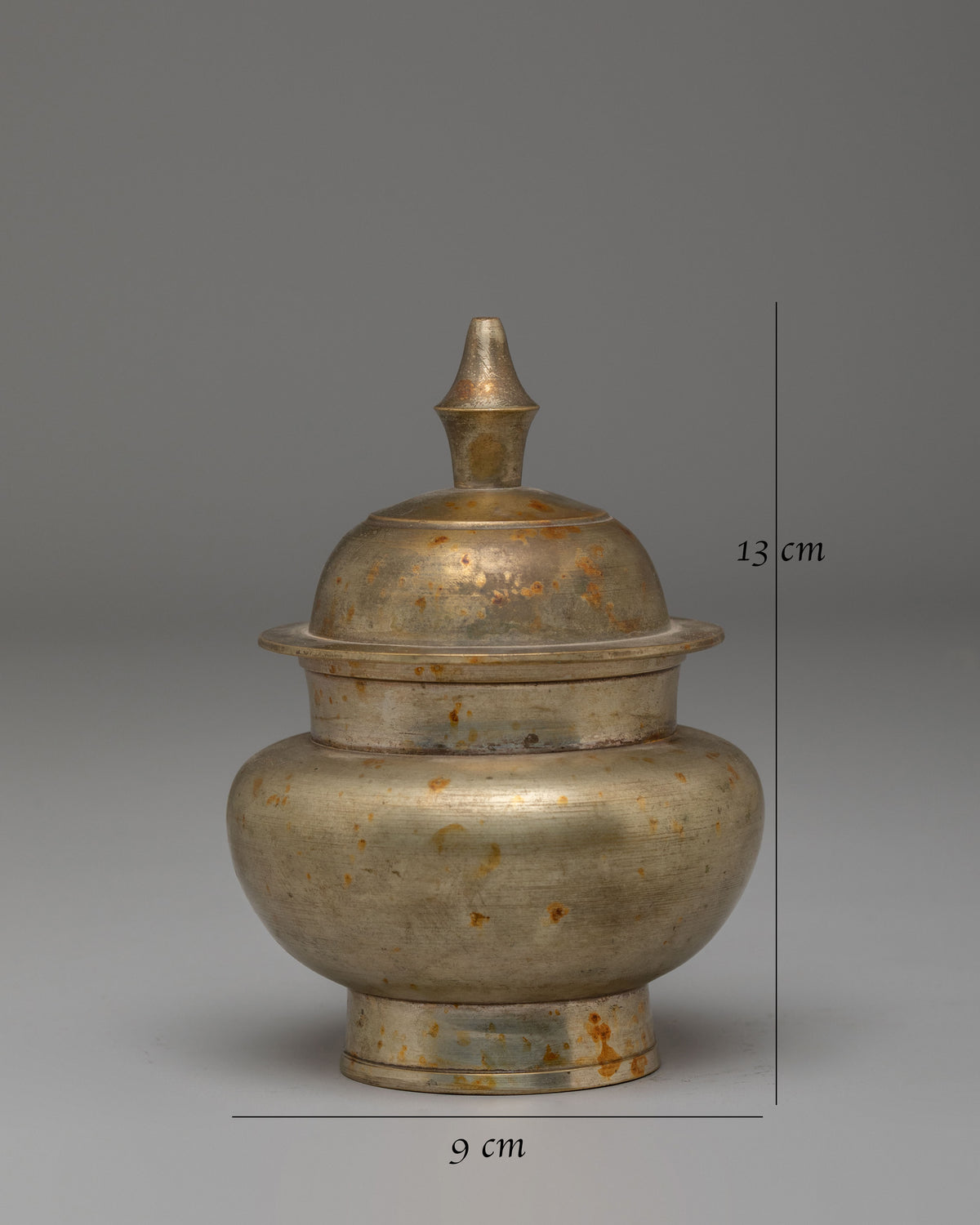 Handmade Ritual Dhupur Rice Pot | Sacred Offering Vessel