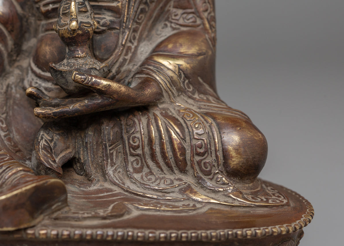 Tibetan Spiritual Guru Rinpoche Statue | Symbol of Wisdom & Compassion