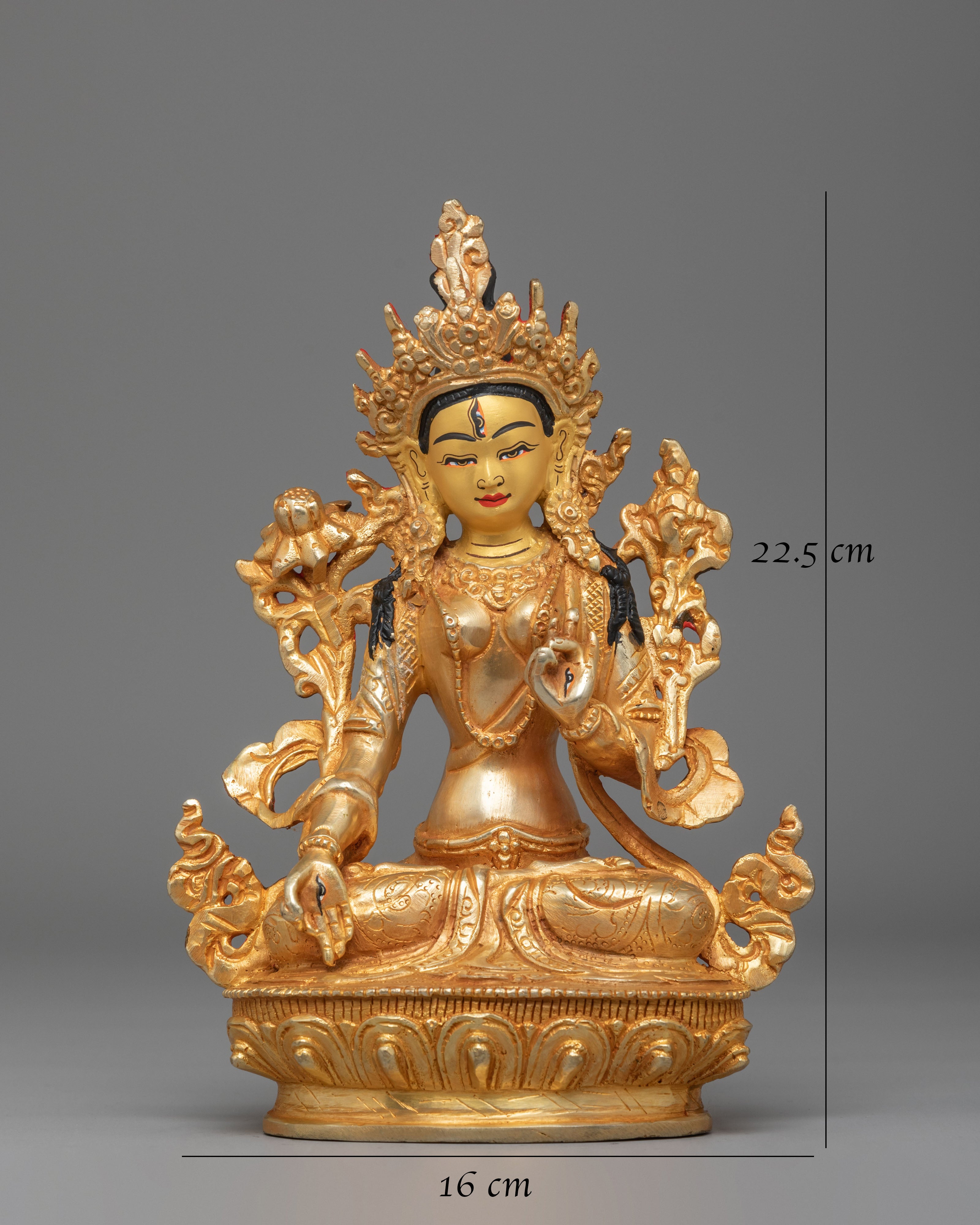 Spiritual White Tara Sculpture | Goddess of Compassion and Healing