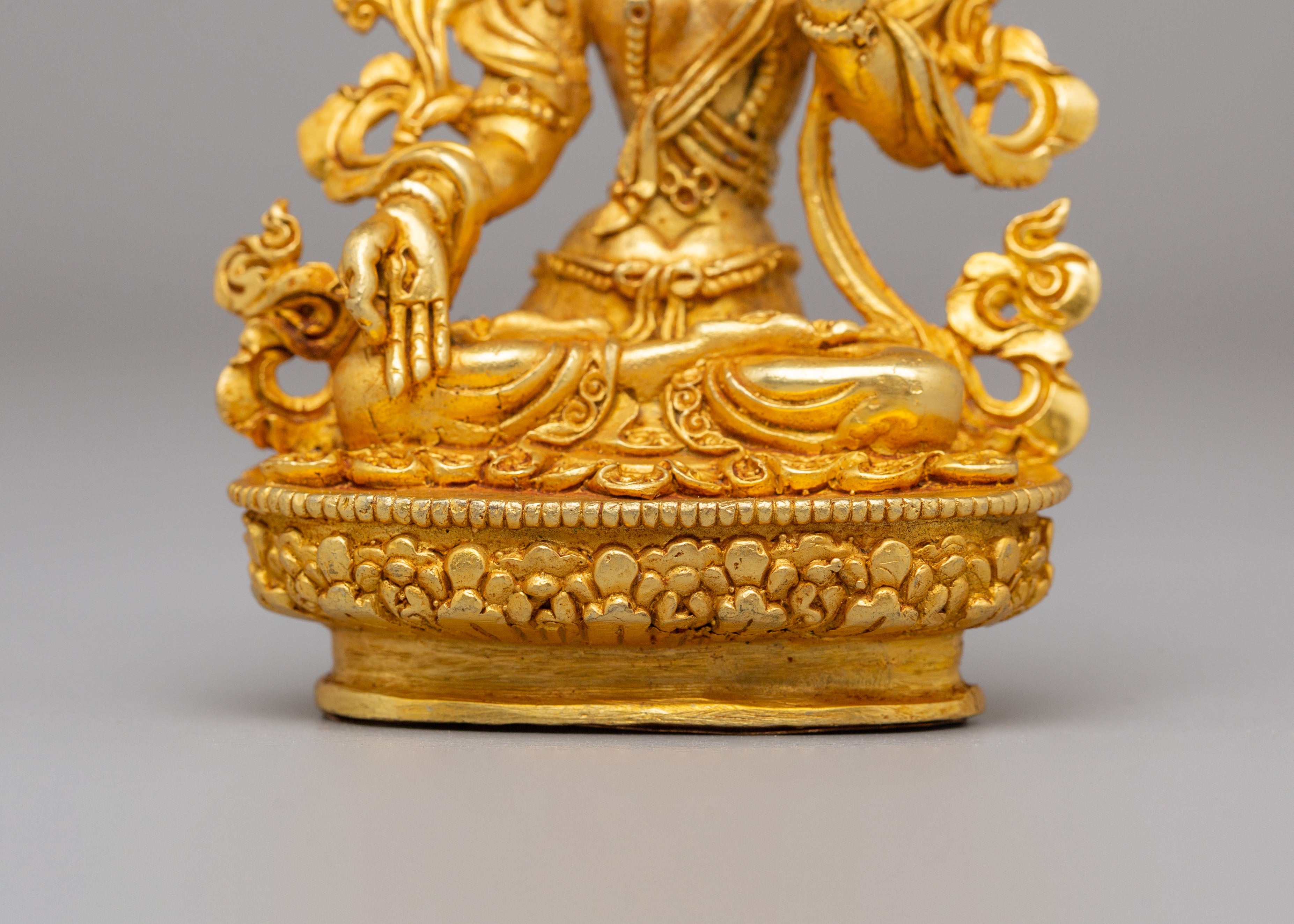 Traditional White Tara Altar Statue | Goddess of Compassion Decor