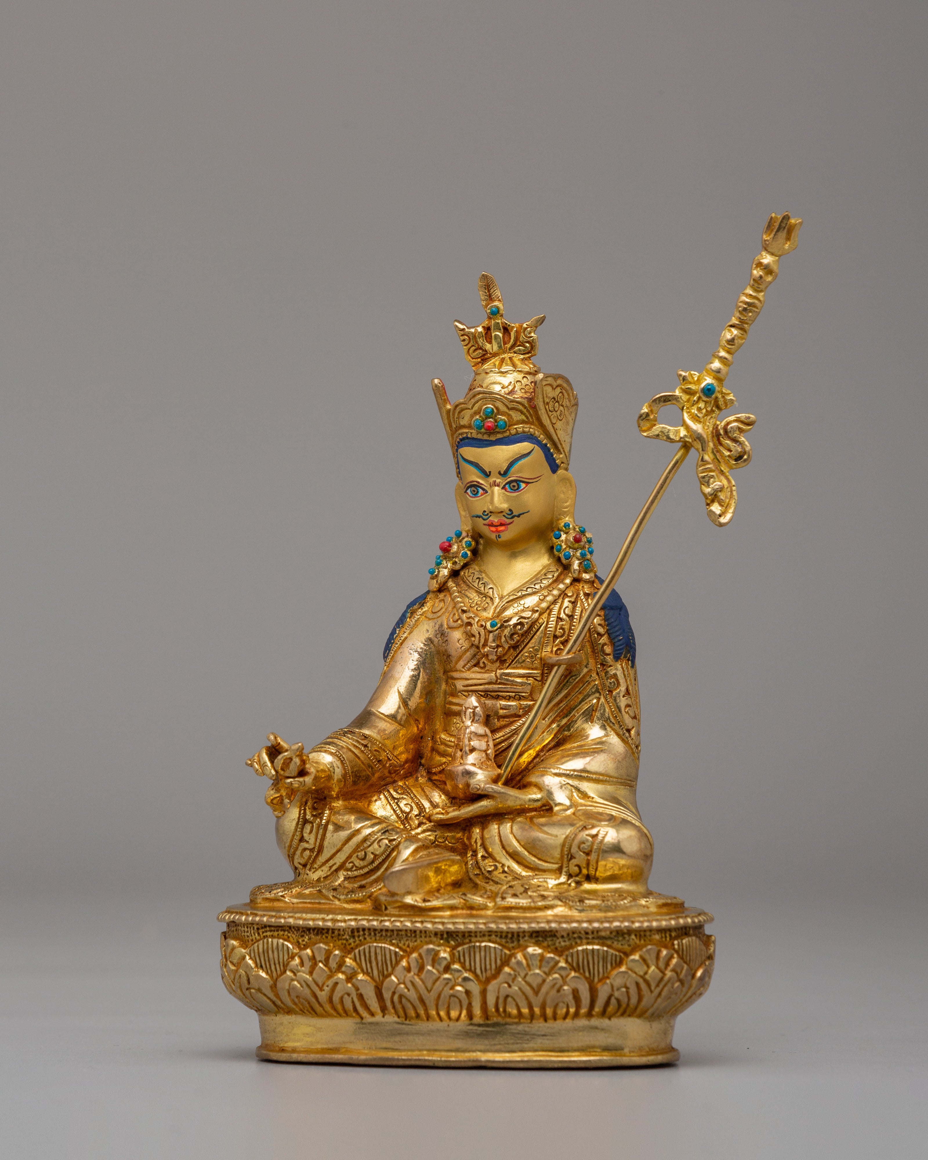 Sacred Padmasambhava Statue | Traditional Artwork
