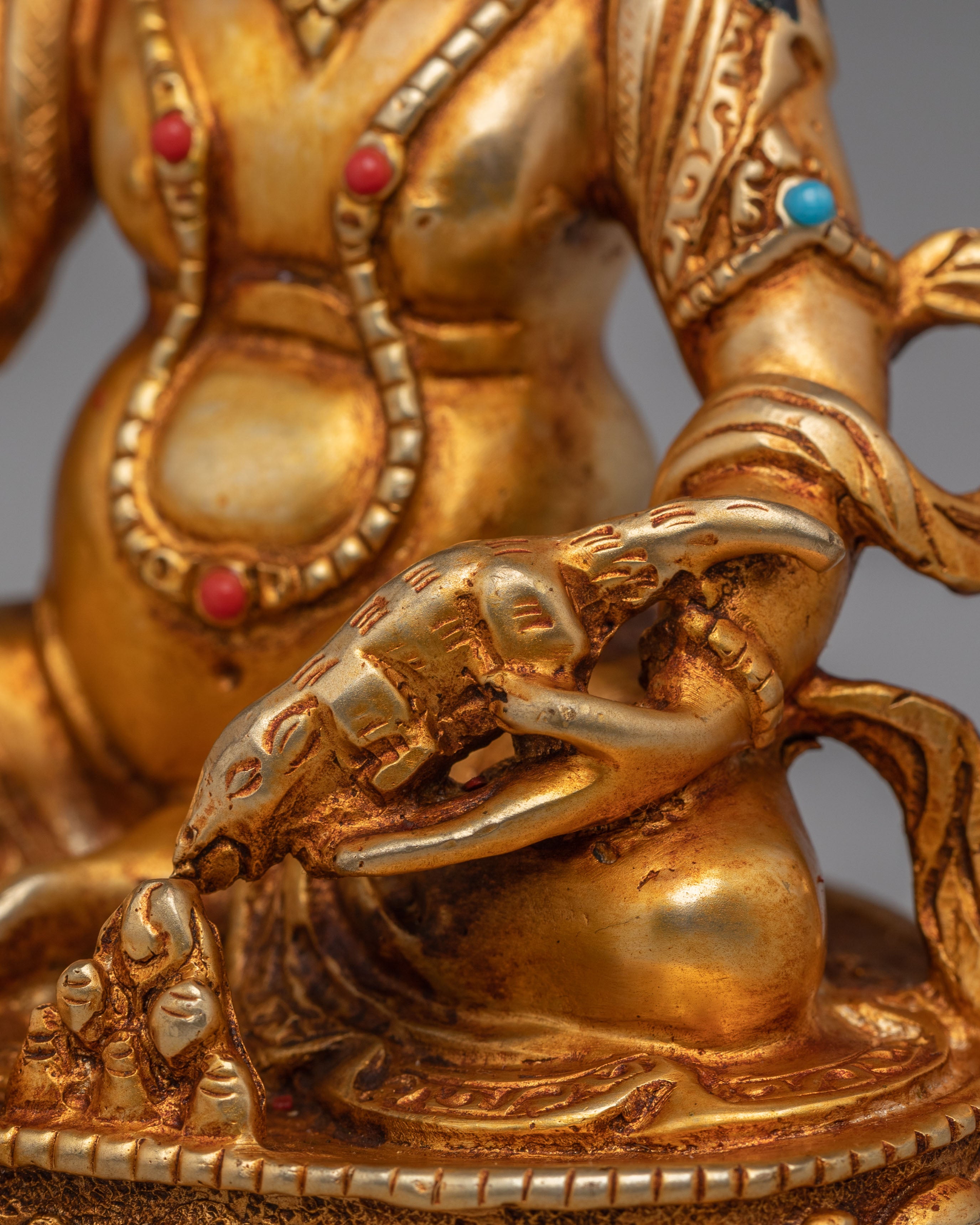 Divine Protection Dzambhala Statue | Spiritual Altar Decor