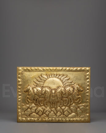 Sacred Seven Horse Wall Hanging