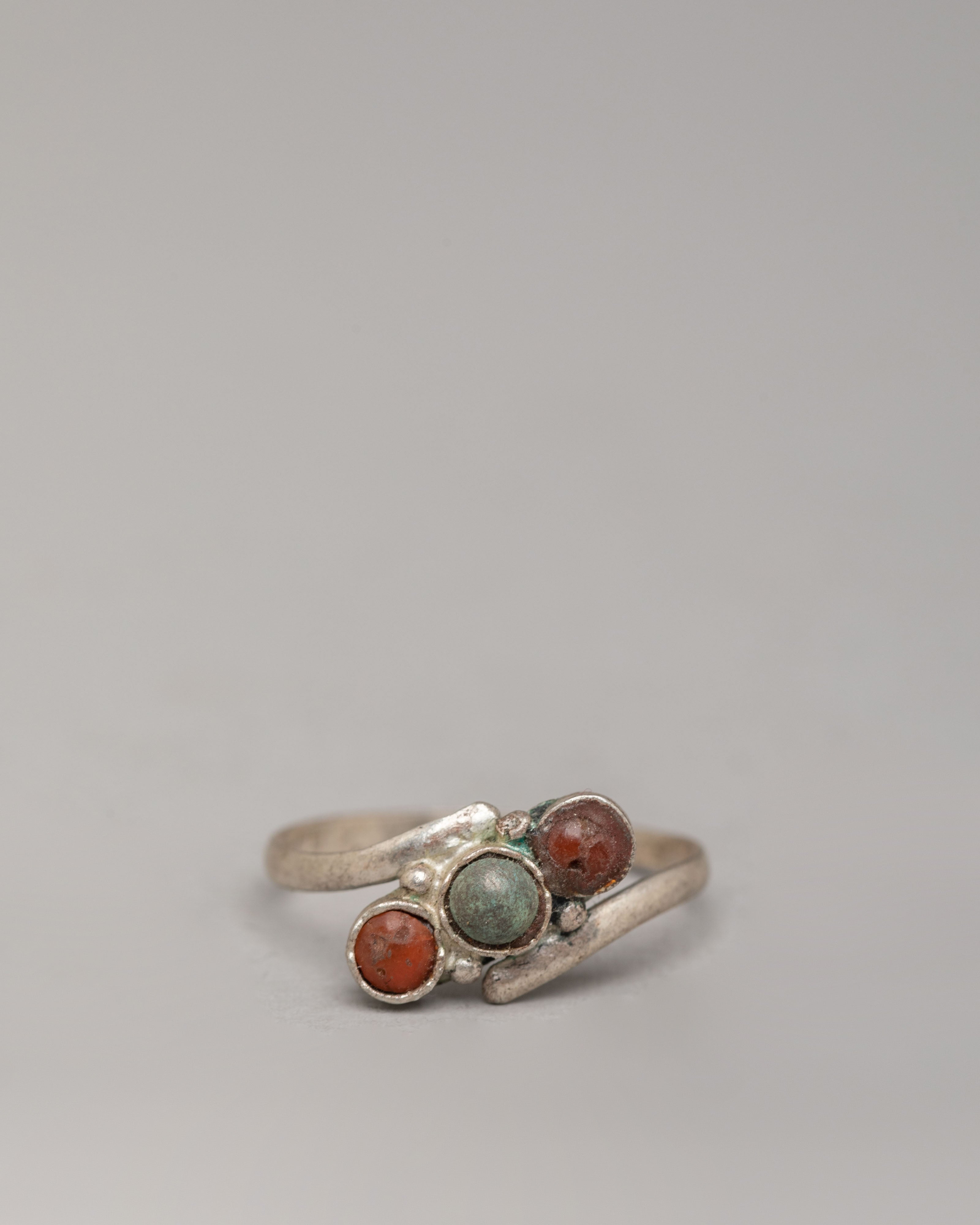 Natural Stone Ring Set | Handcrafted Natural Stone Rings