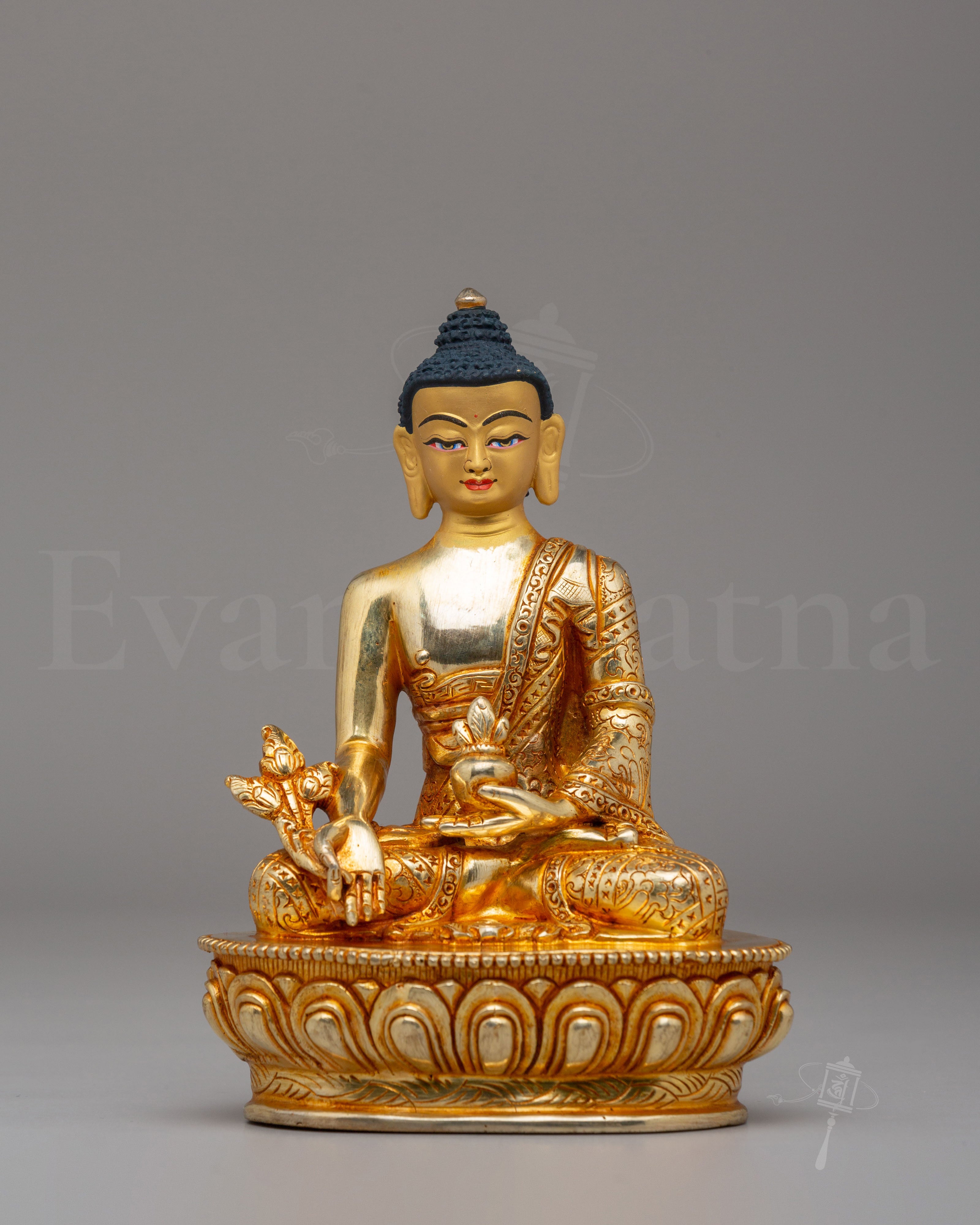 Sacred Medicine Buddha Healing Statue 