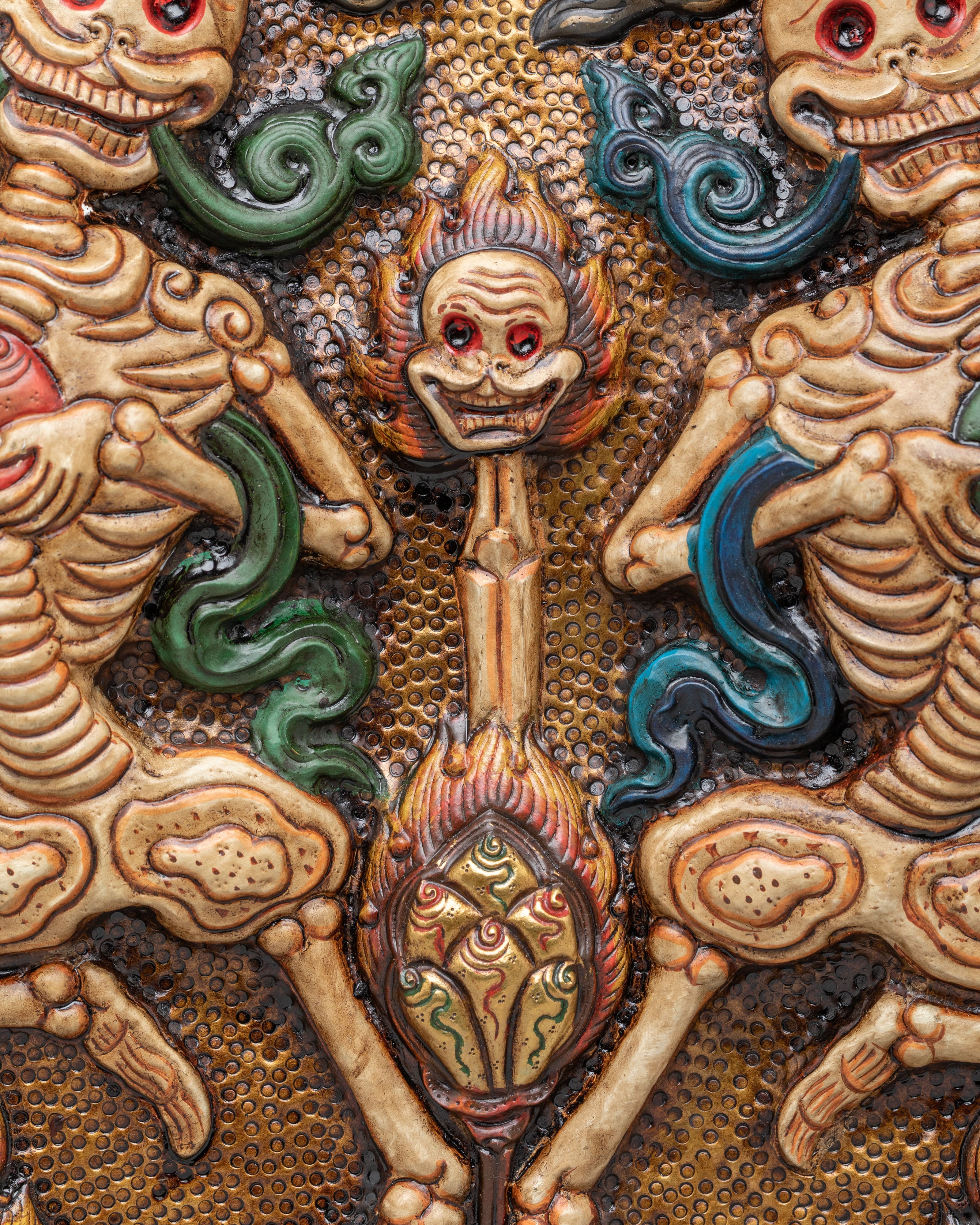 Buddhist Chittipati Wall Hanging | Himalayan Buddhist Art