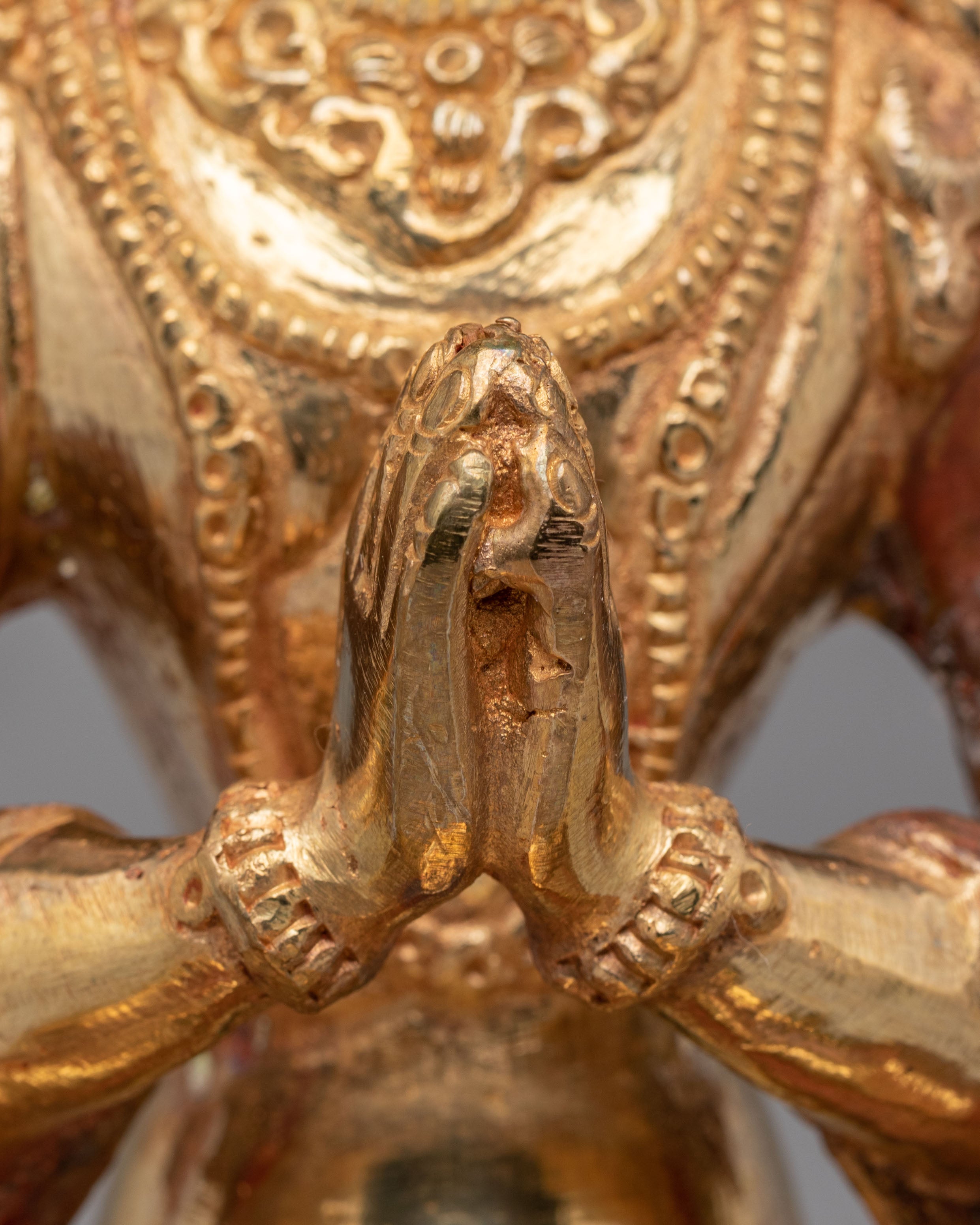 Spiritual Chenrezig Compassion Deity Statue | Tibetan Avalokiteshvara Statue