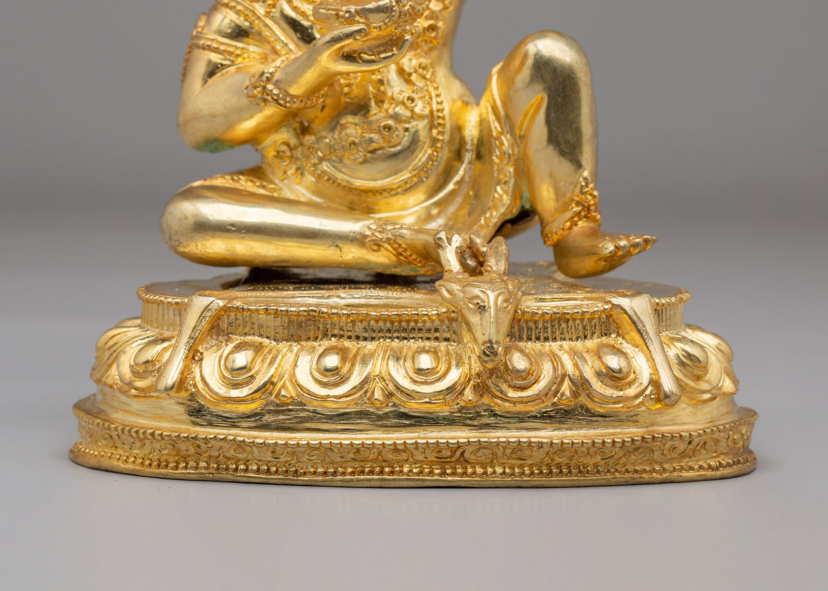 Himalayan Buddhist Master Statue | Tibetan Spiritual Art