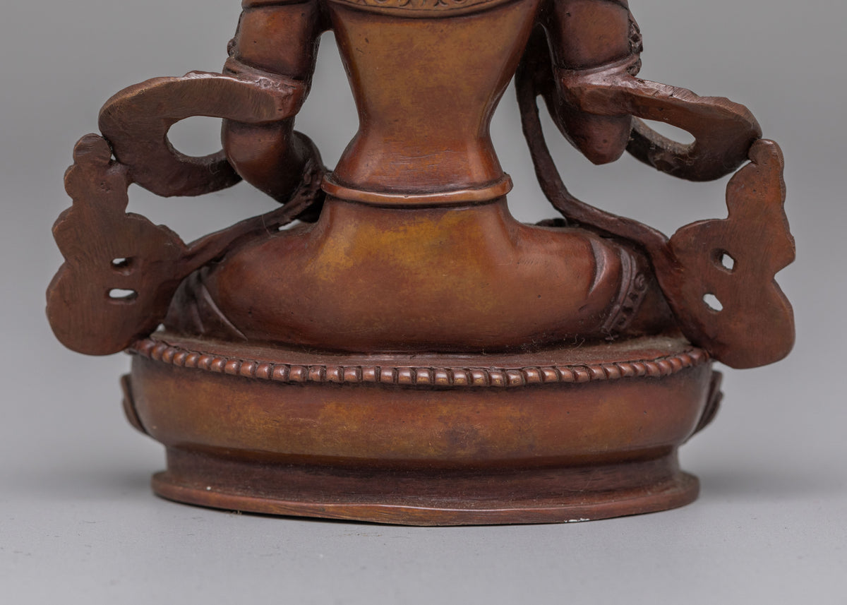 Spiritual Vajrasattva Meditation Statue | Tibetan Buddhism Artwork for Inner Peace