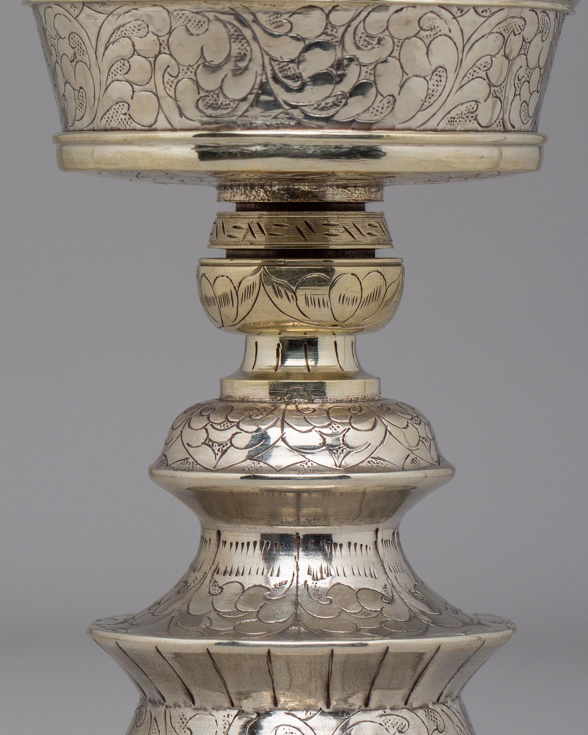 Handmade Himalayan Butter Lamp Set | Traditional Buddhist Light Offering