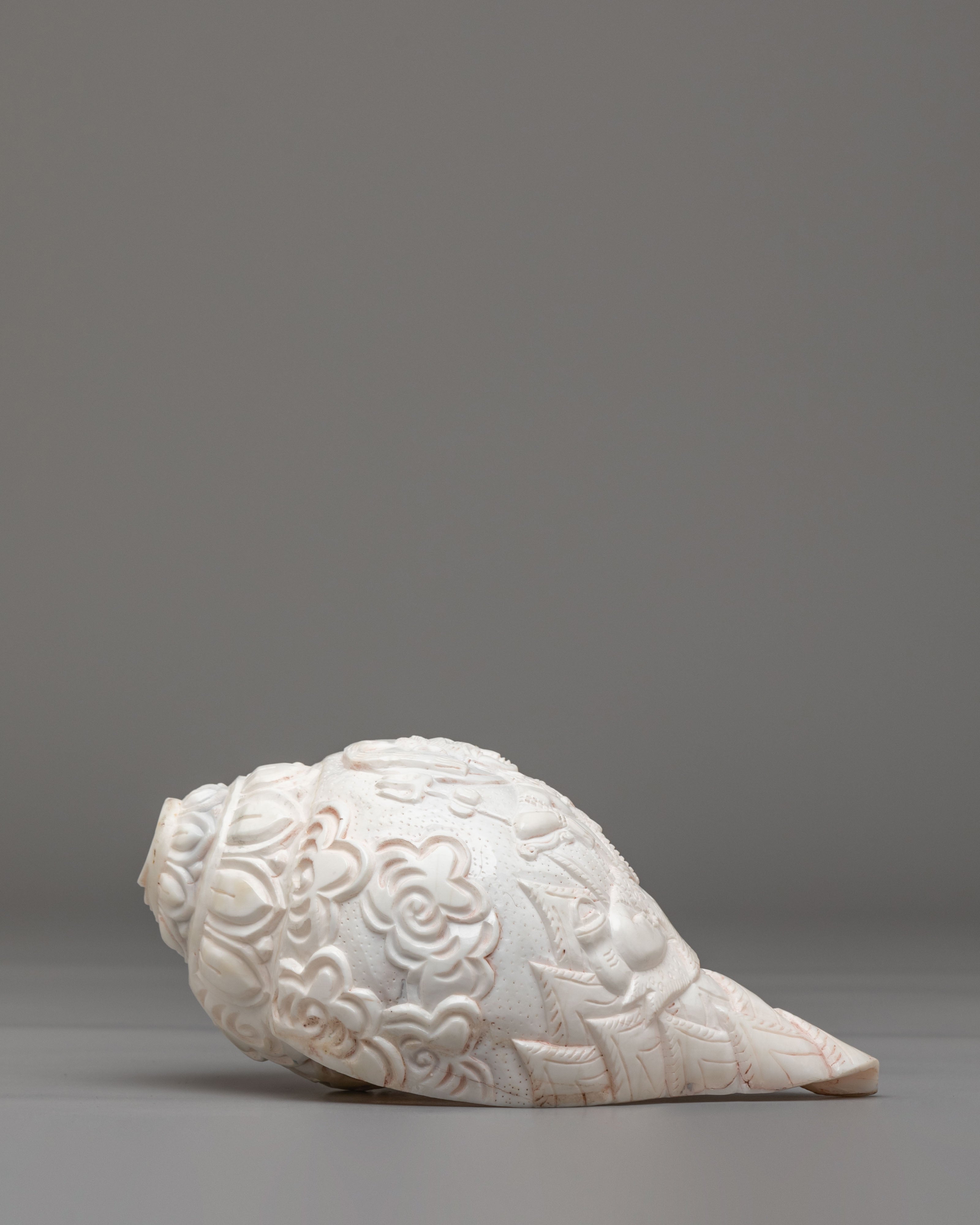 Lord Shiva Ritual Conch Shell | Spiritual Home Decor