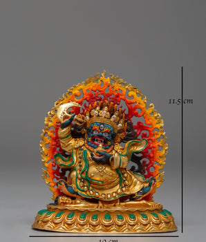 Handcrafted Mahakala Bernagchen Sculpture