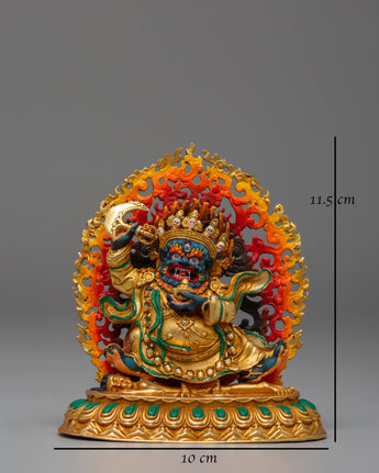 Handcrafted Mahakala Bernagchen Sculpture