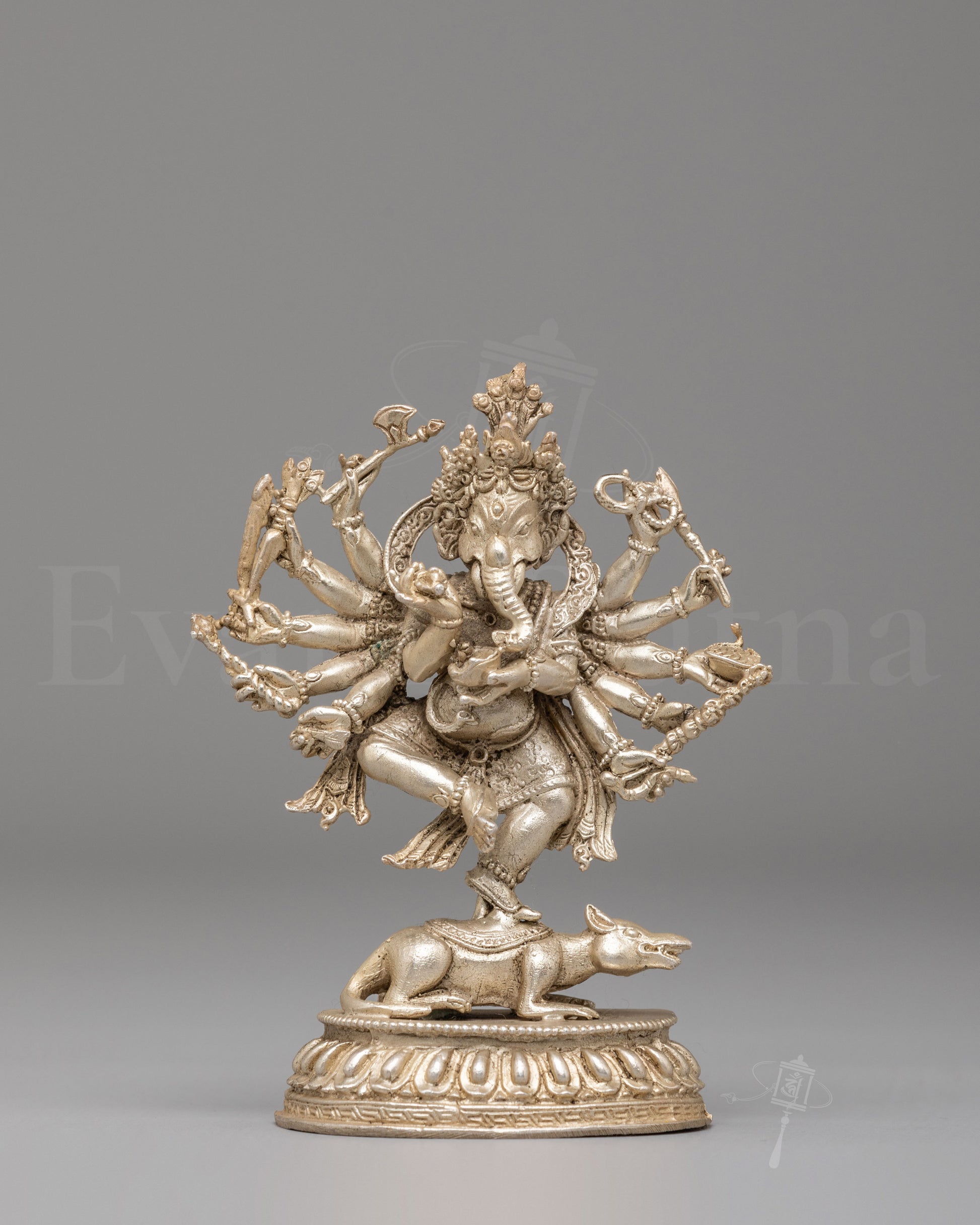 Lord Maha Rakta Ganpati Figurine