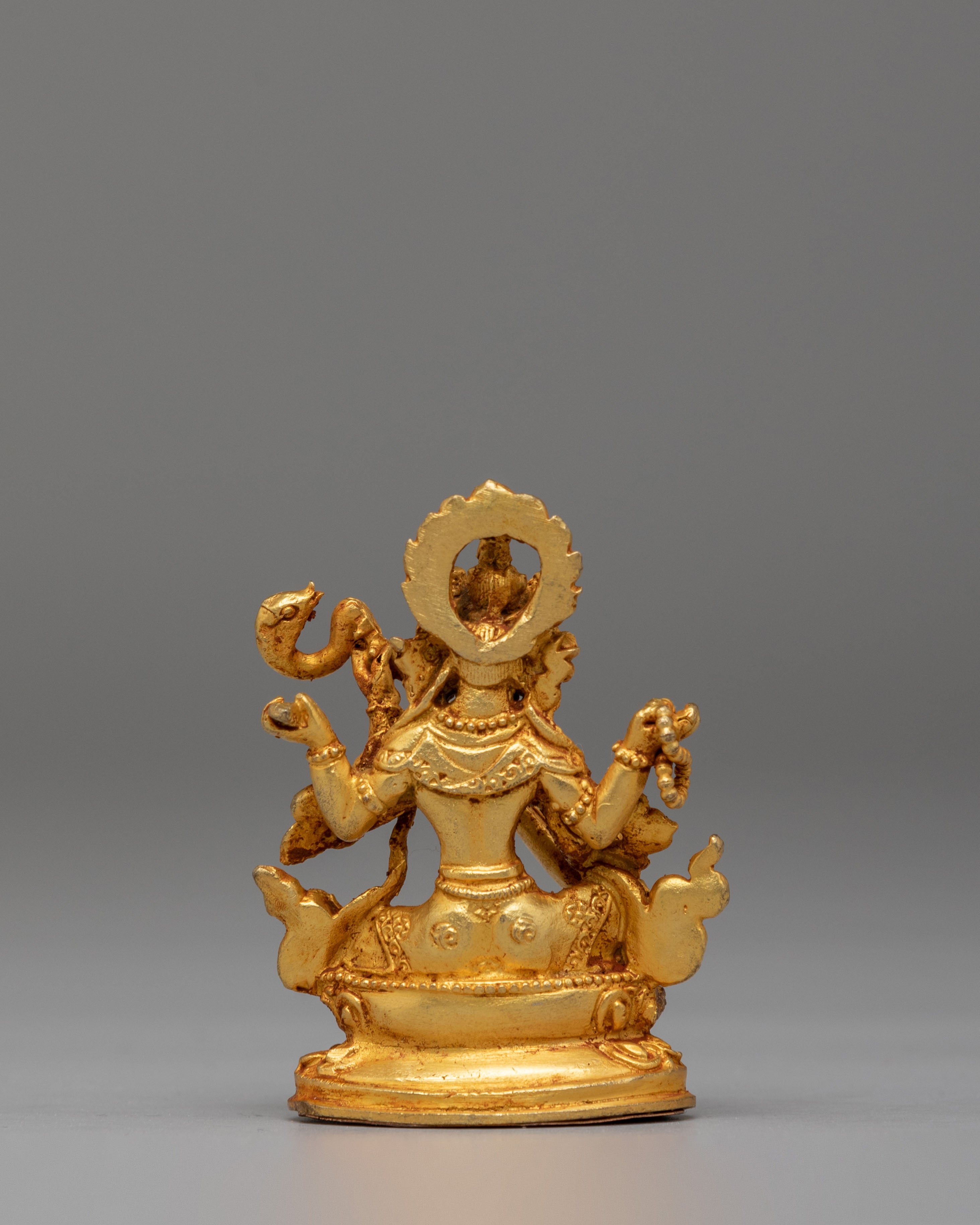 Traditional Saraswati Altar Statue | Goddess of Wisdom Decor