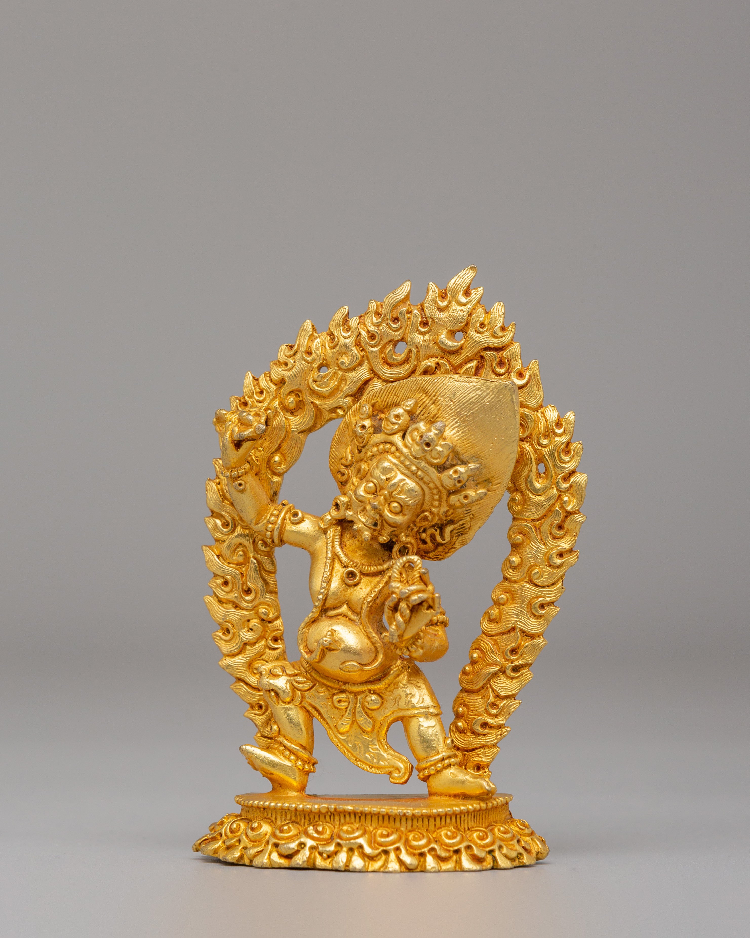 Traditional Vajrapani Altar Statue | Buddhist Protector Deity