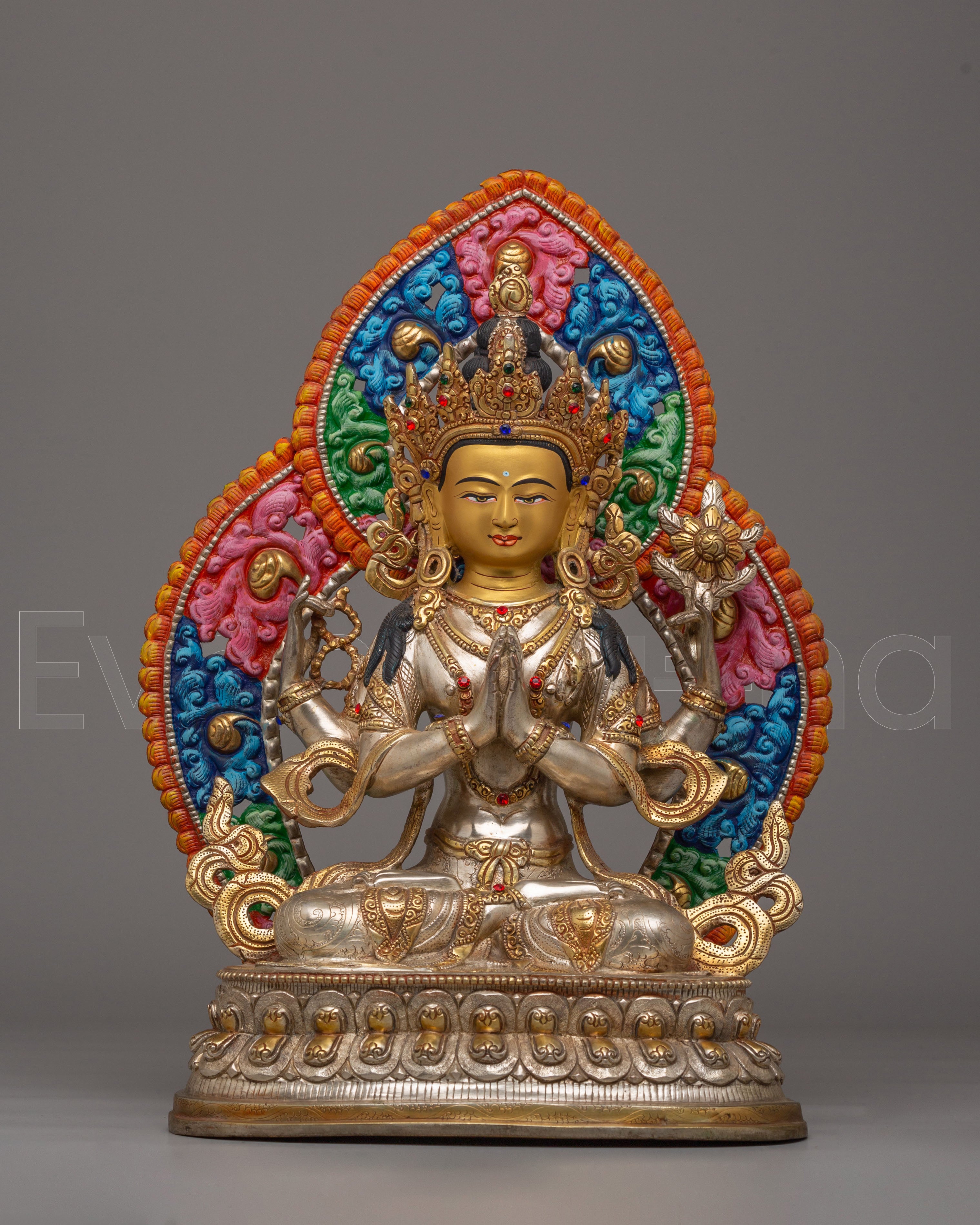 Handmade Chenrezig Statue