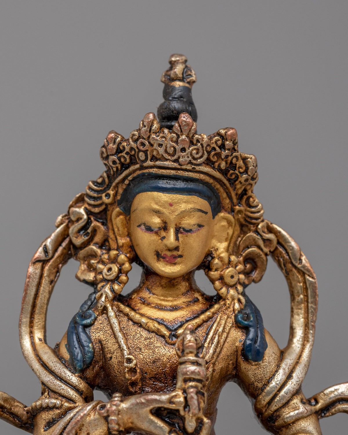 Vajrasattva Buddha of Purification Statue | Spiritual Tibetan Artwork
