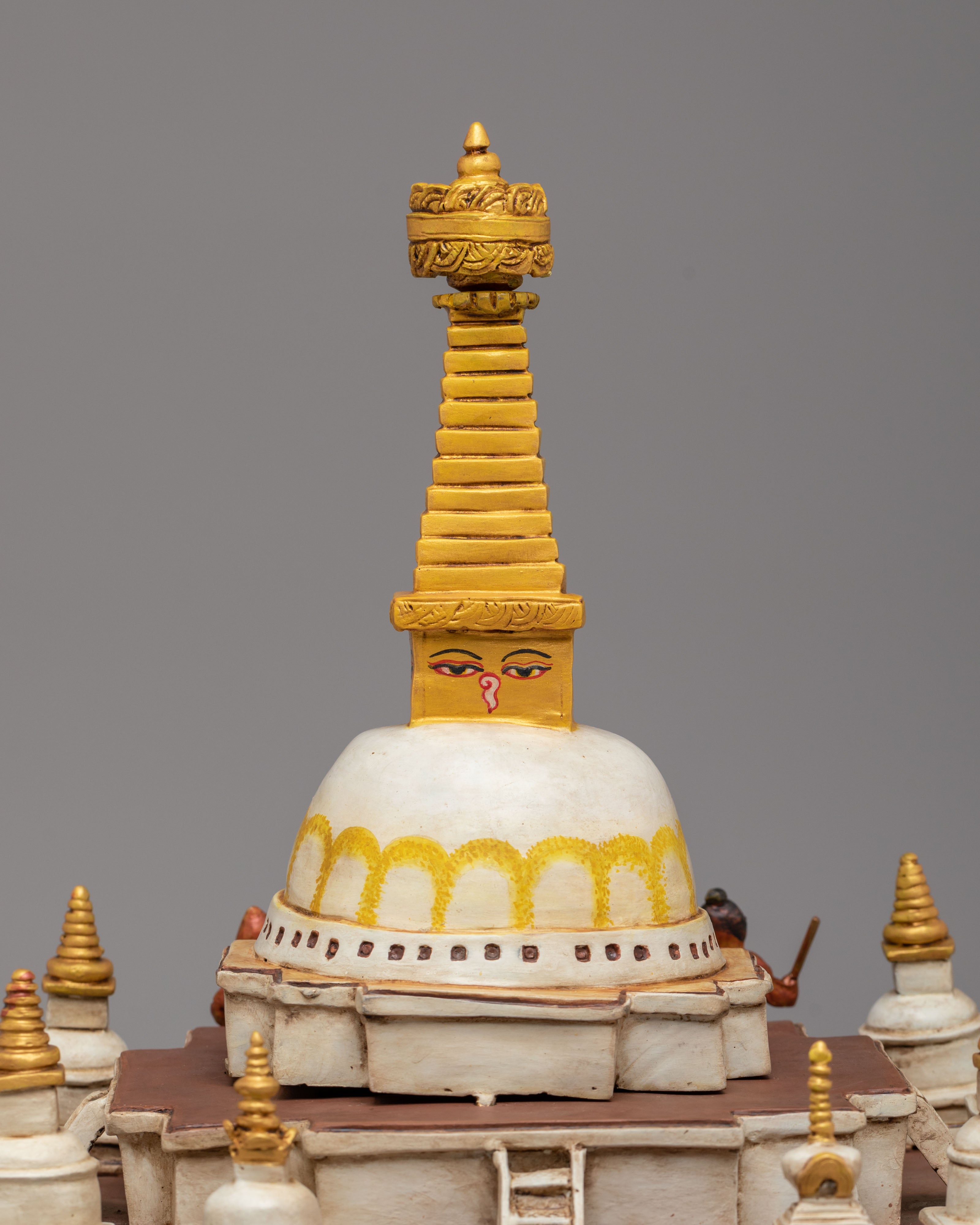 Handcrafted Himalayan Stupa Sculpture | Sacred Buddhist Art for Meditation