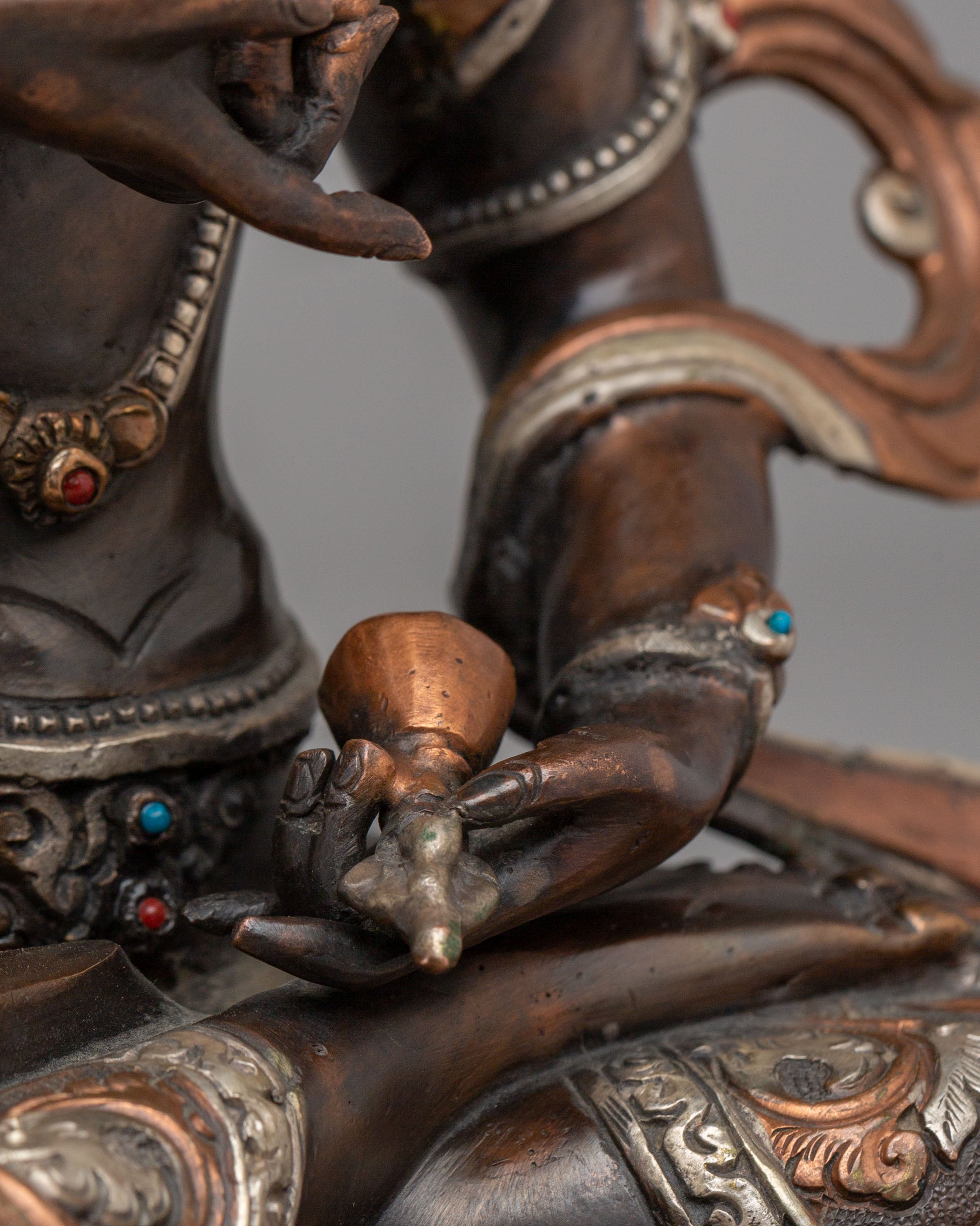 Vajrasatva Meditation & Purification Statue | Gold Gilded Artwork