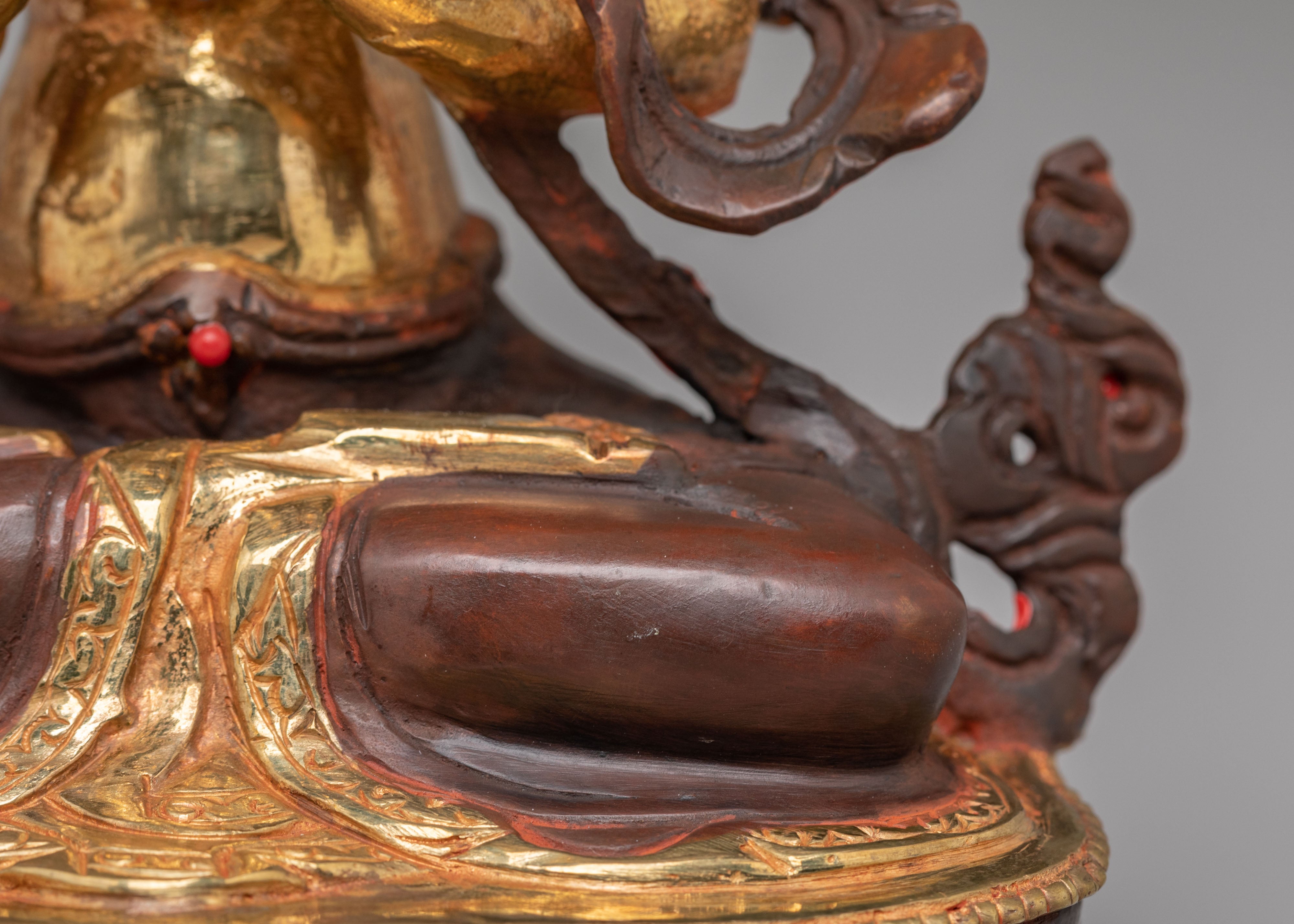 Sacred Tibetan Chenrezig Sculpture | Spiritual Home Decor