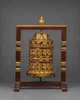 Prayer Wheel: Traditional Ritual Iteam