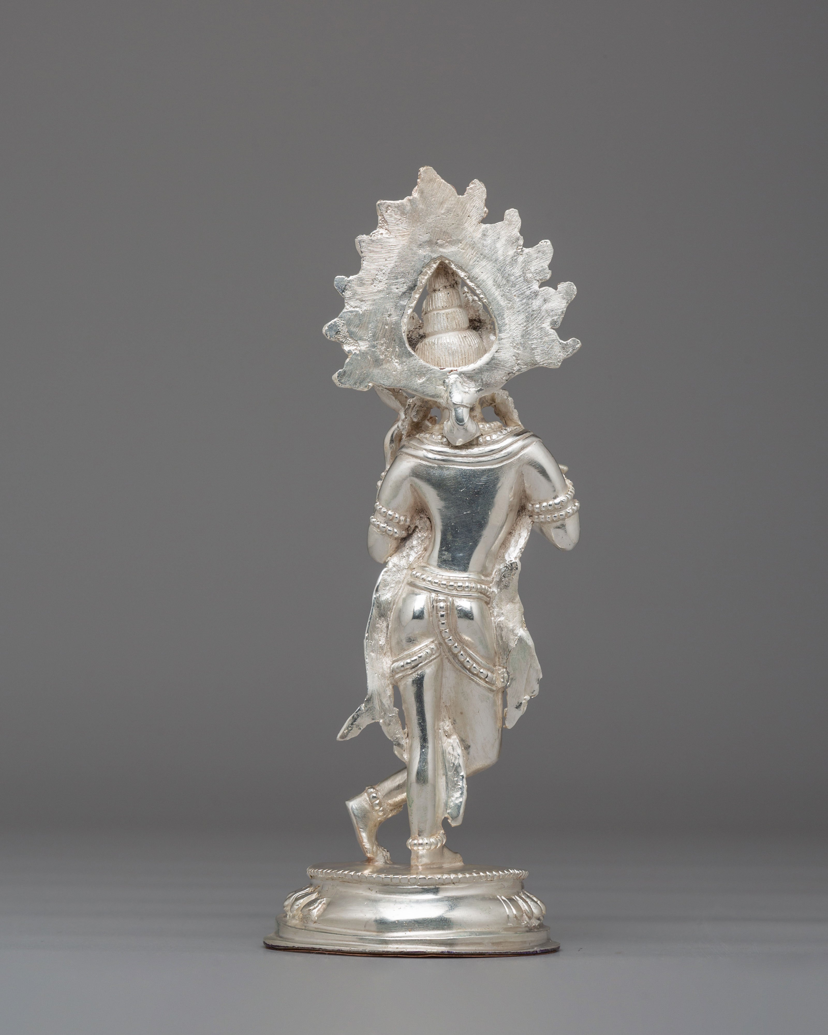 Himalayan Krishna Statue | Divine Artwork for Spiritual Decor