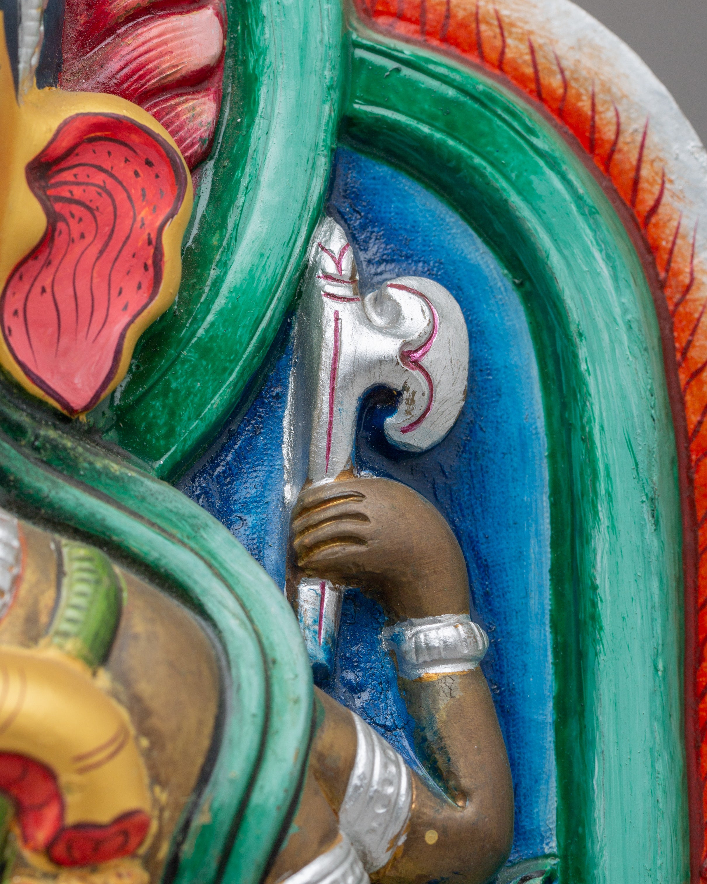 Handmade Ganesh Home Decor Statue | Hindu Elephant God Sculpture