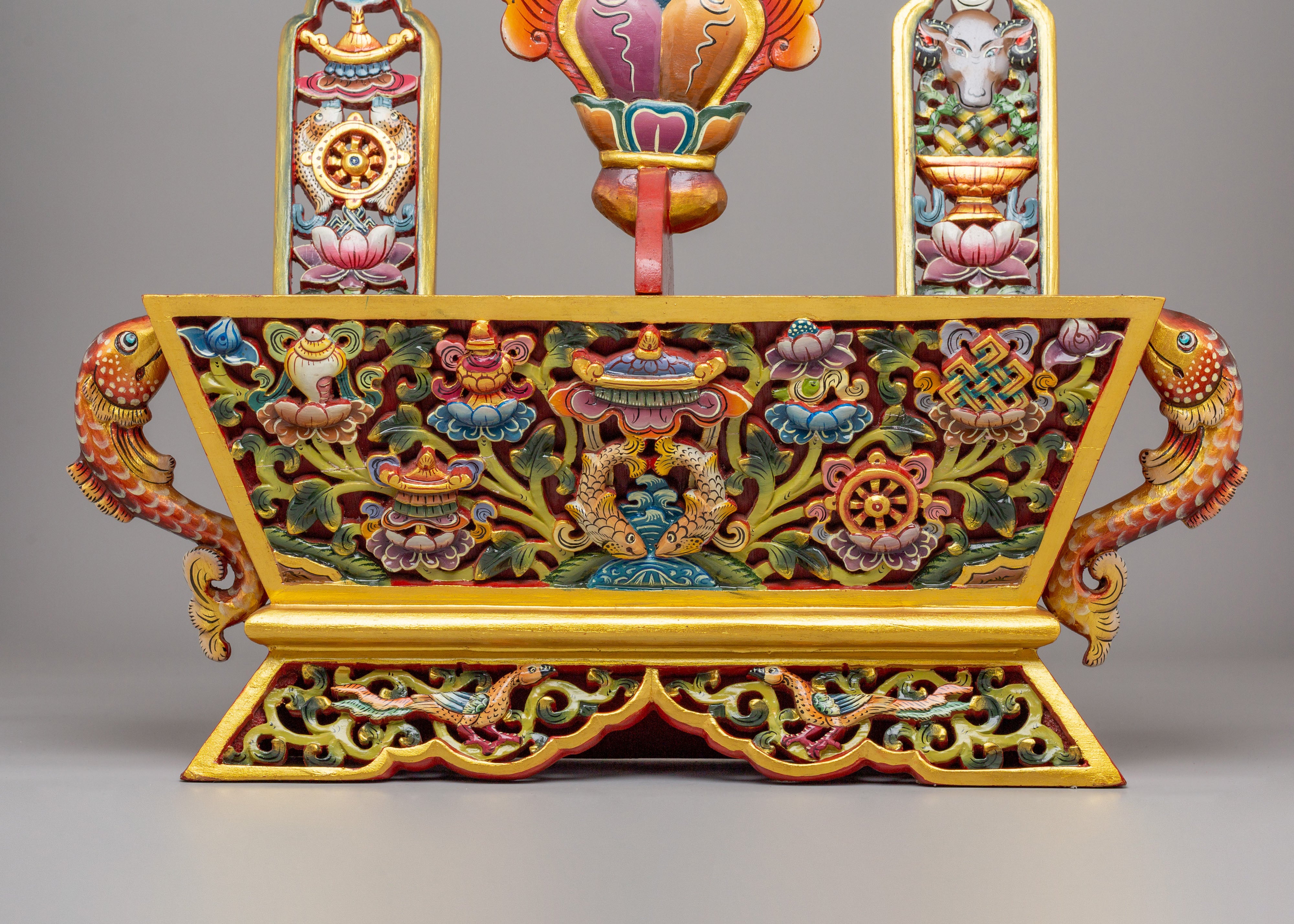 Tibetan Chemar Box | Sacred Rituals and Meditation Decor
