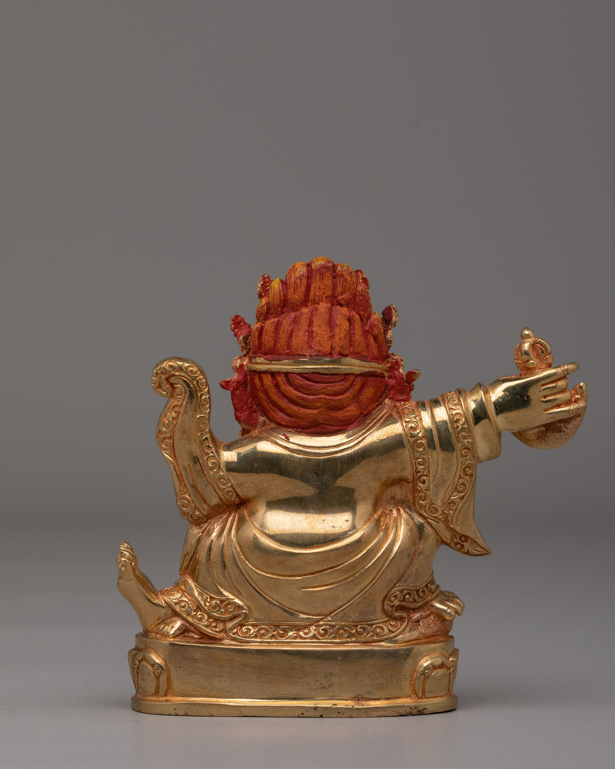 Mahakala Bergachen Wrathful Statue | Fierce Protector Deity