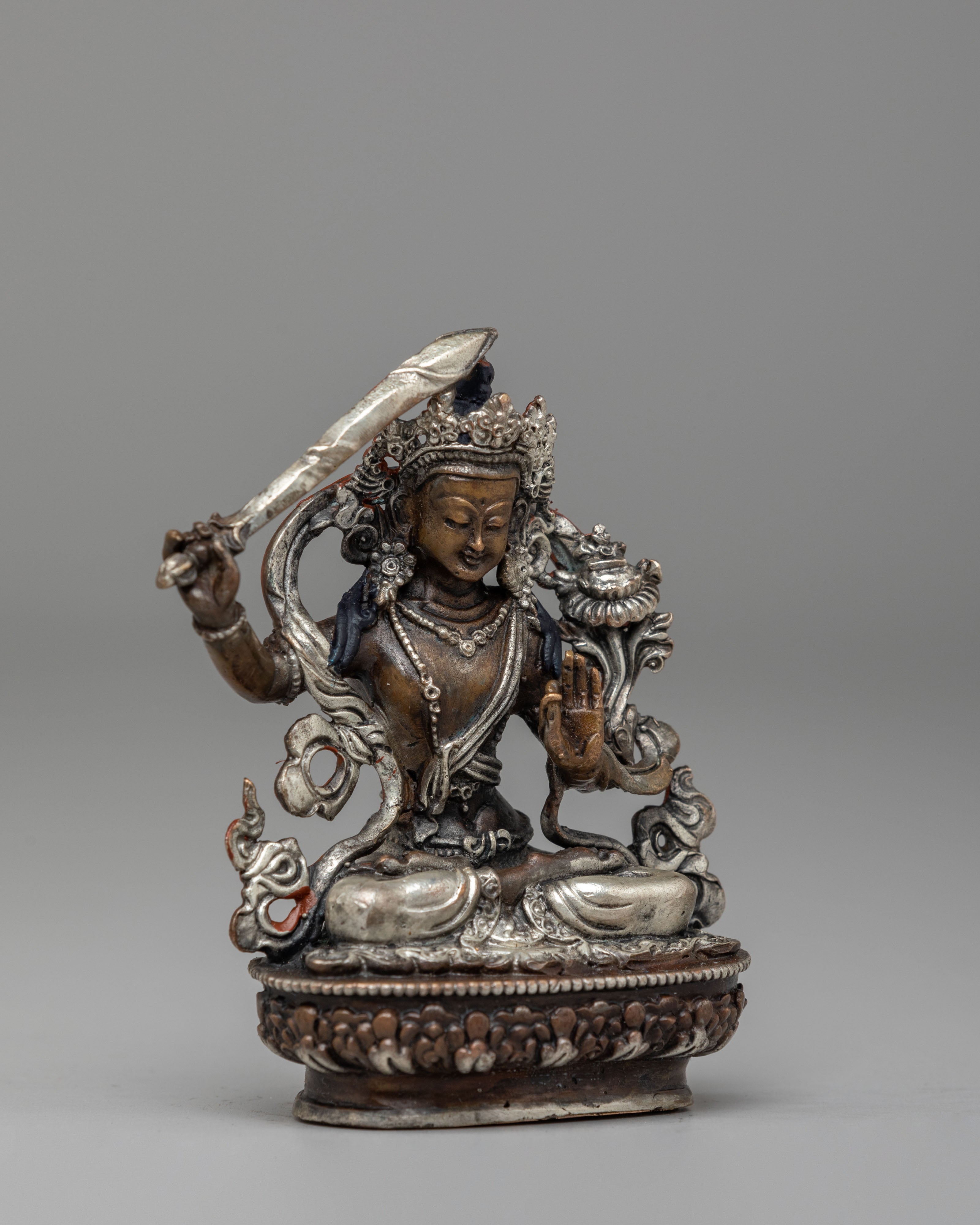 Manjushri Bodhisattva Wisdom Statue | Spiritual Decor