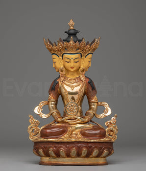 Handmade Copper Vairocana Statue