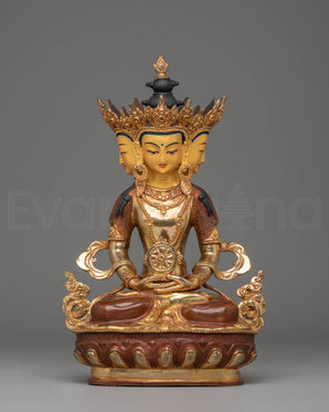 Handmade Copper Vairocana Statue