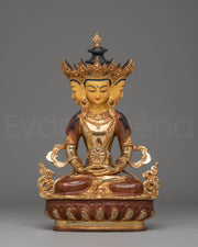Handmade Copper Vairocana Statue