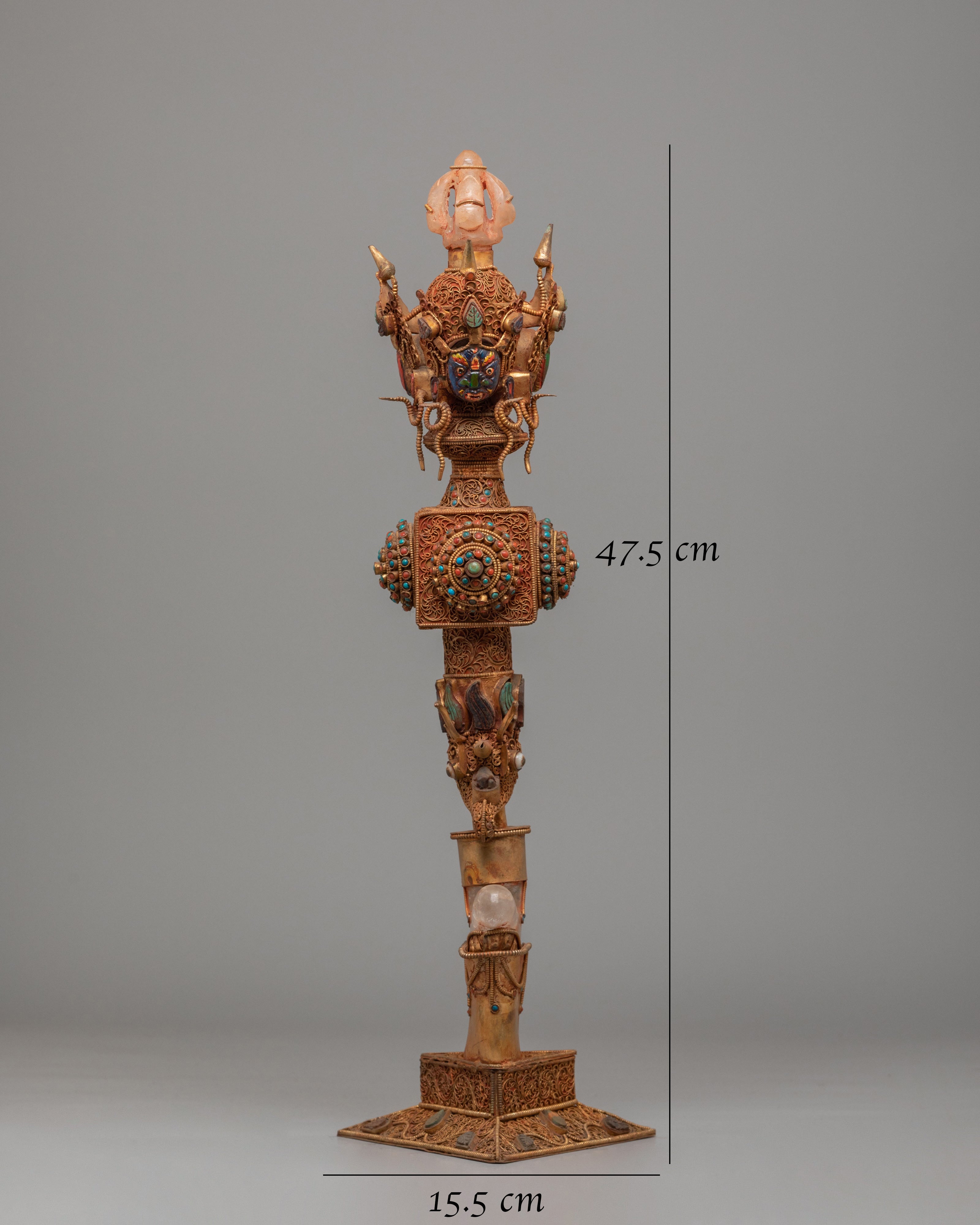 Handmade Buddhist Phurba for Ritual | A Sacred Symbol of Protection