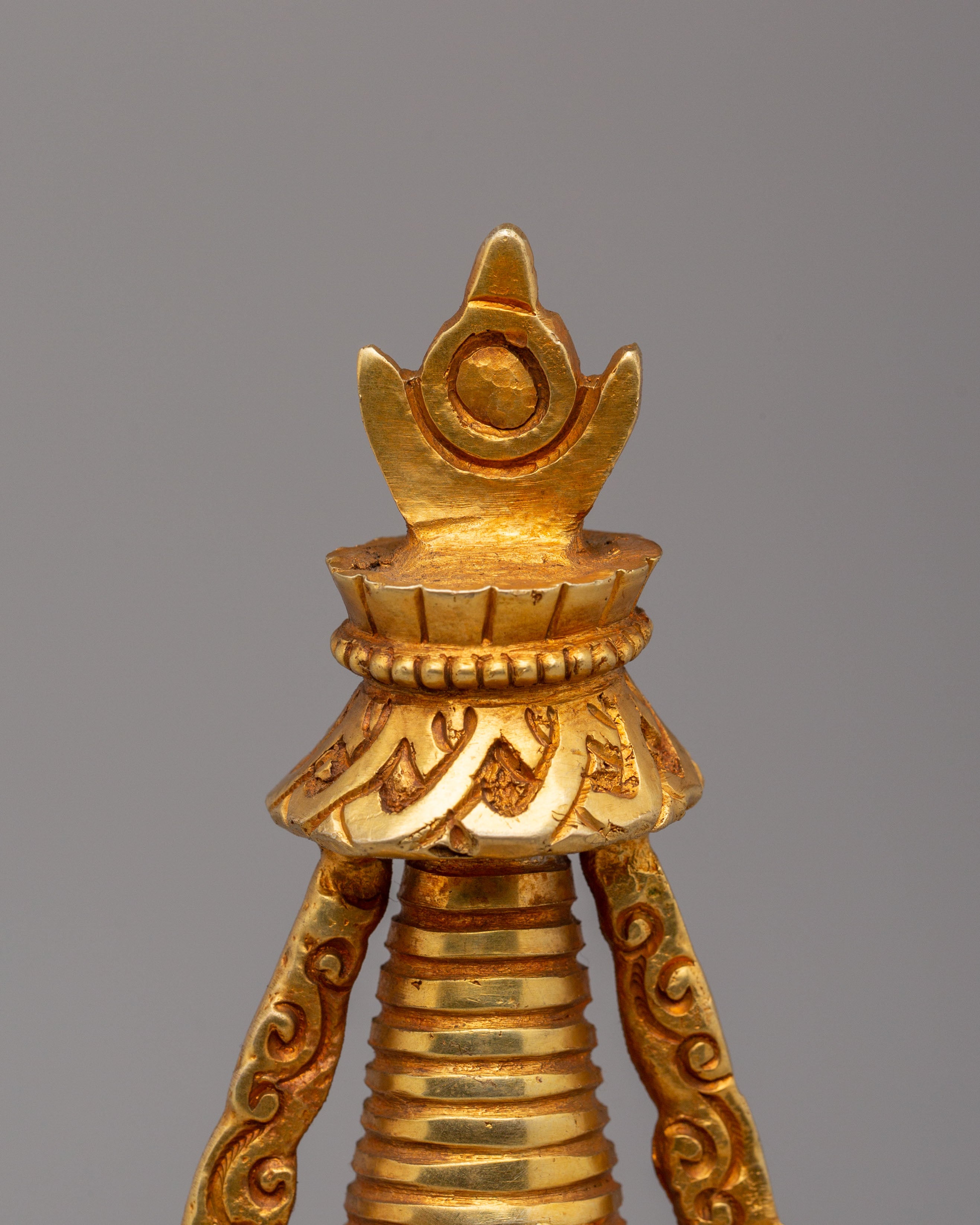 Great Miracles Stupa | Gold-Plated Copper Tibetan Art