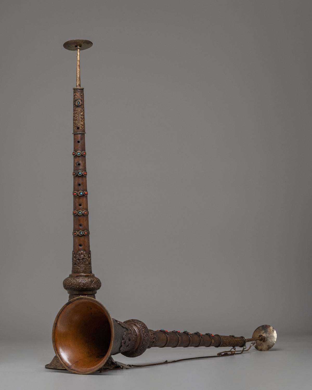 Tibetan Ritual Gyaling Set | Handcrafted Buddhist Instrument