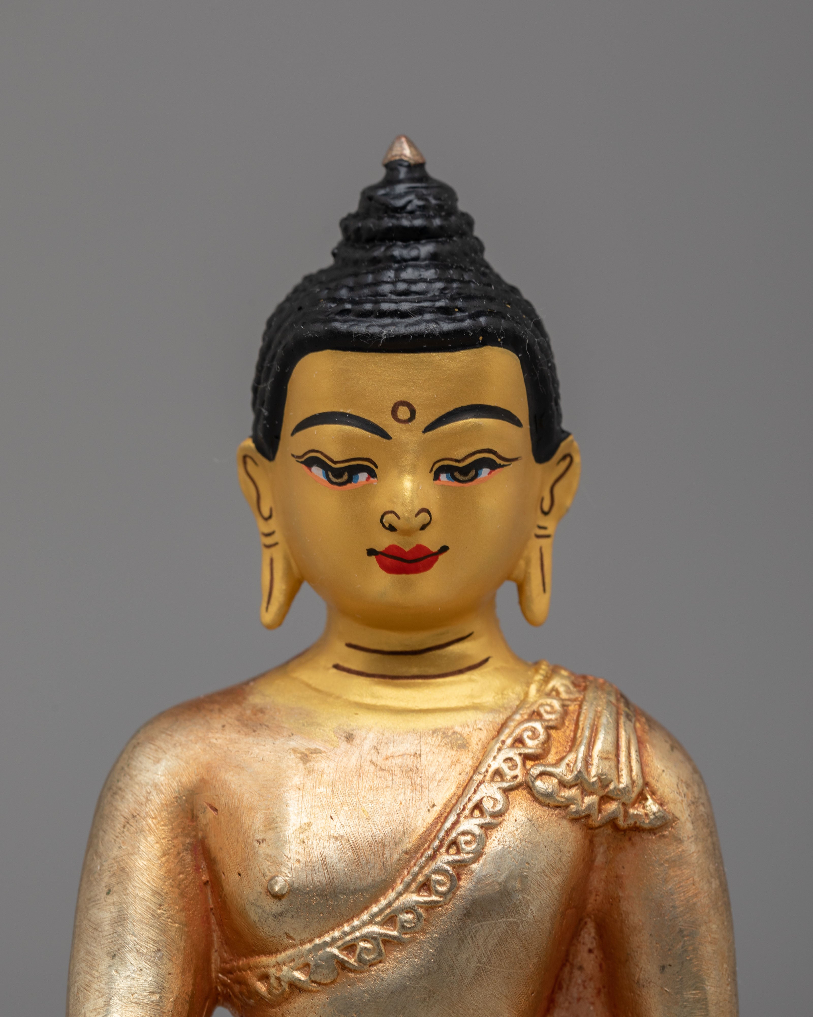 Handcrafted Shakyamuni Buddha Sculpture for Peace | Spiritual Decor
