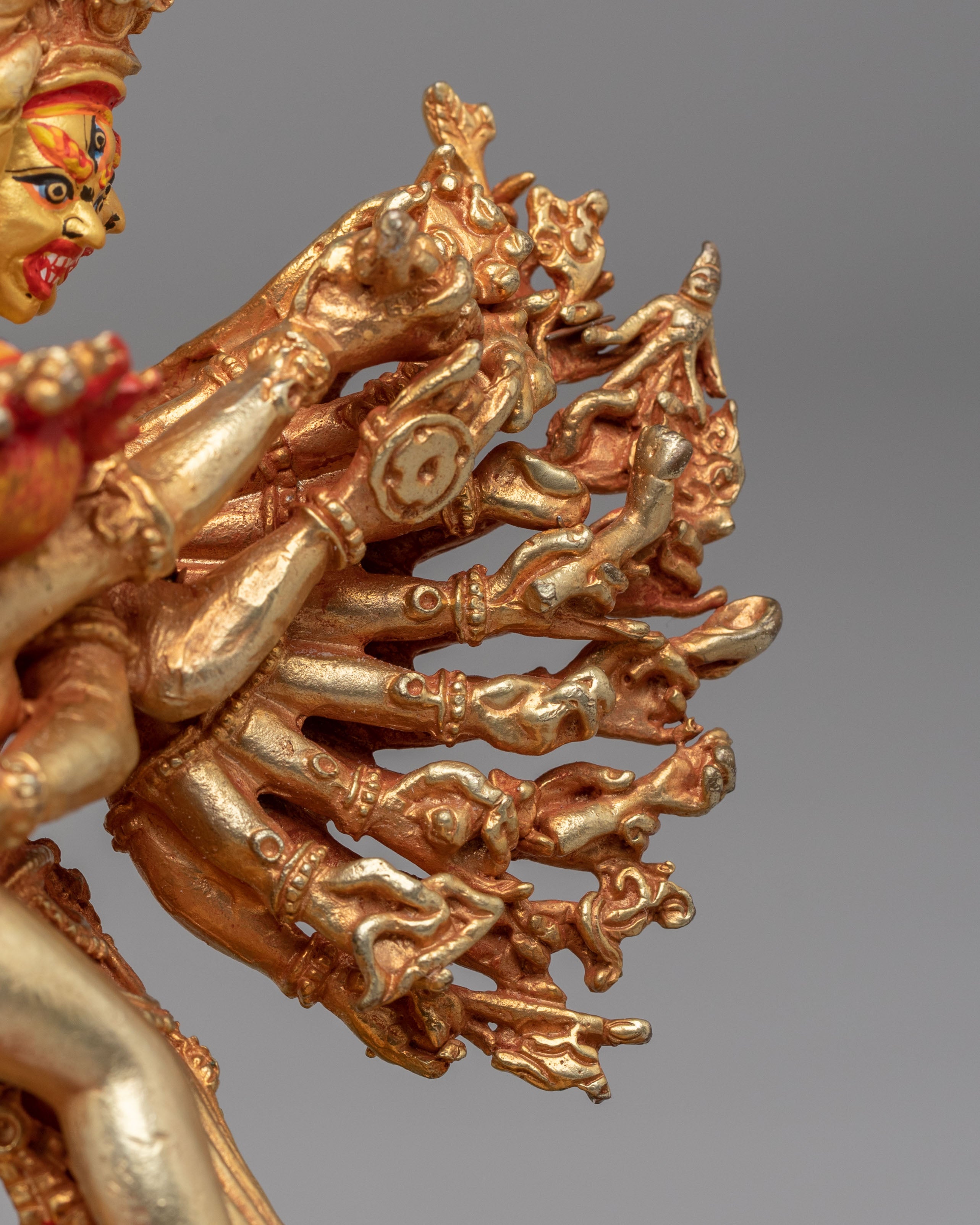 Yamantaka With Consort Statue | Traditional Artwork