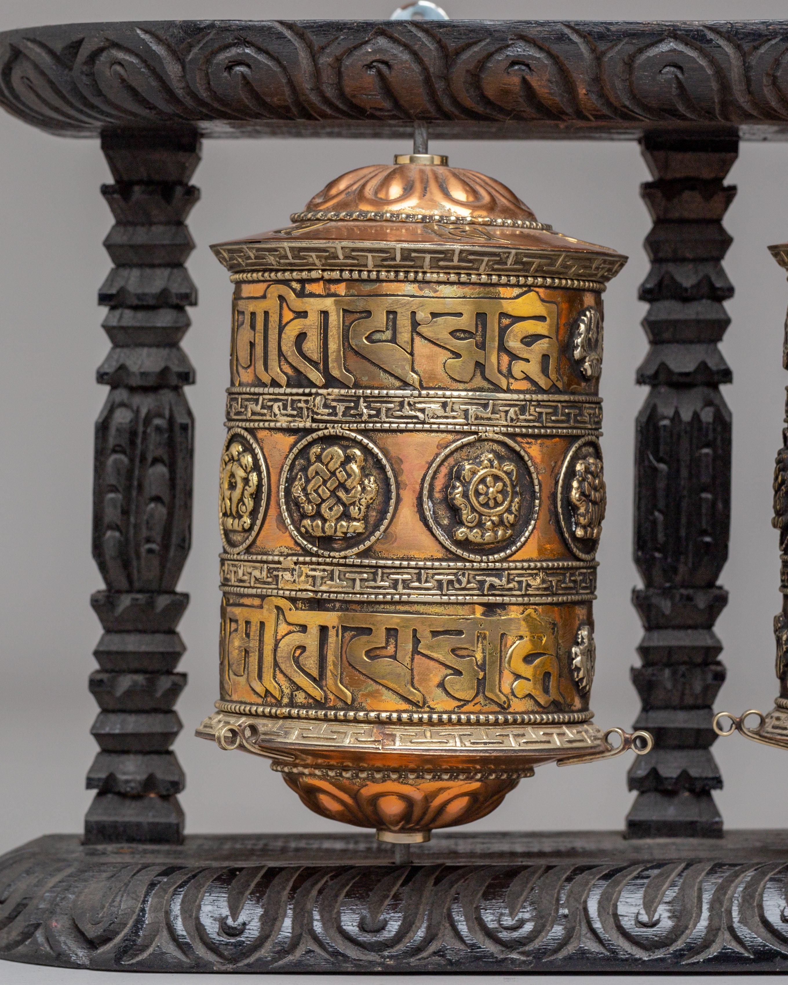 Handmade Mantra Prayer Wheel | Meditation Tool for Inner Peace