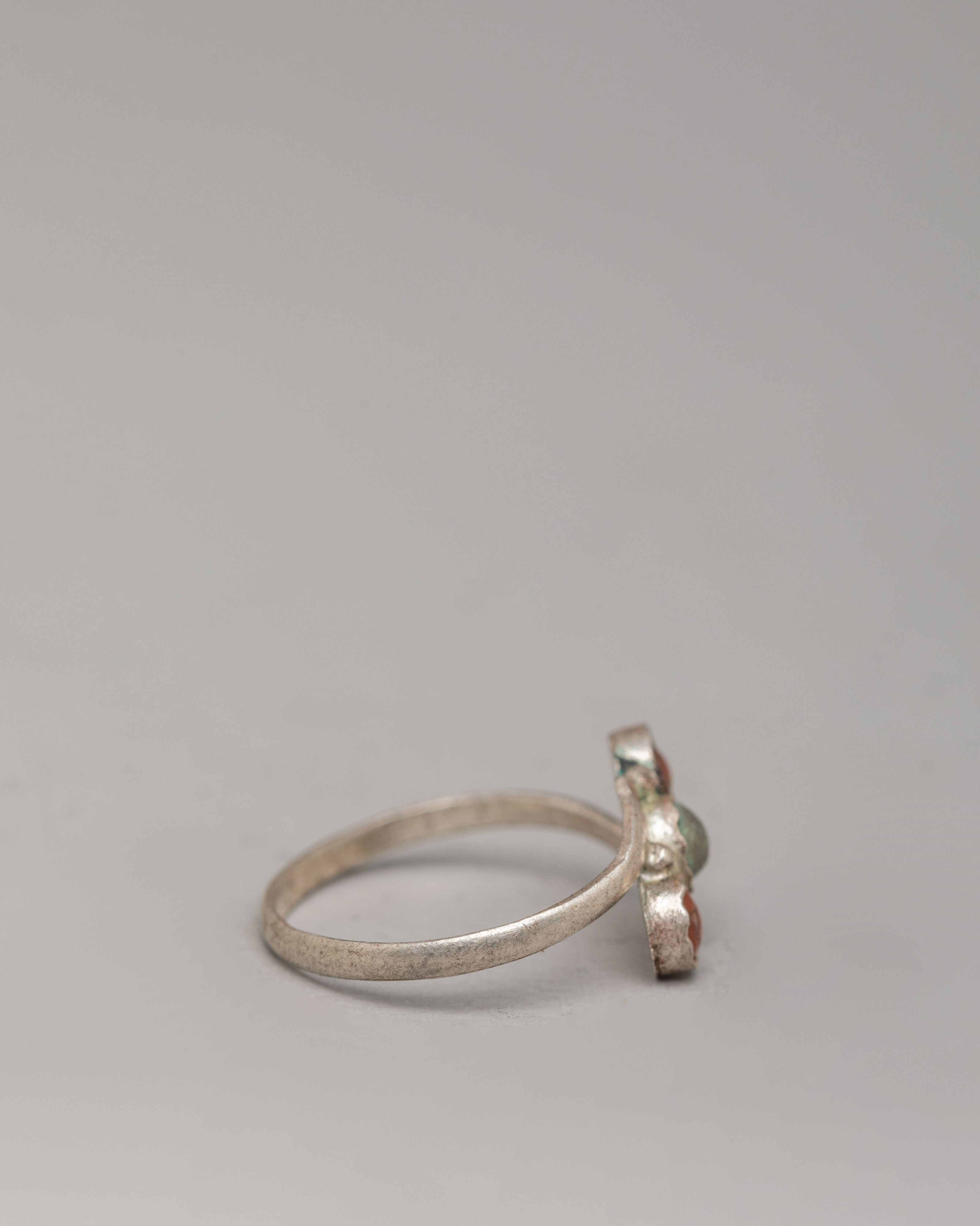 Spiritual Silver Ring | Handcrafted Silver Ring
