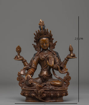 Hindu Deity Laxmi Goddess Statue