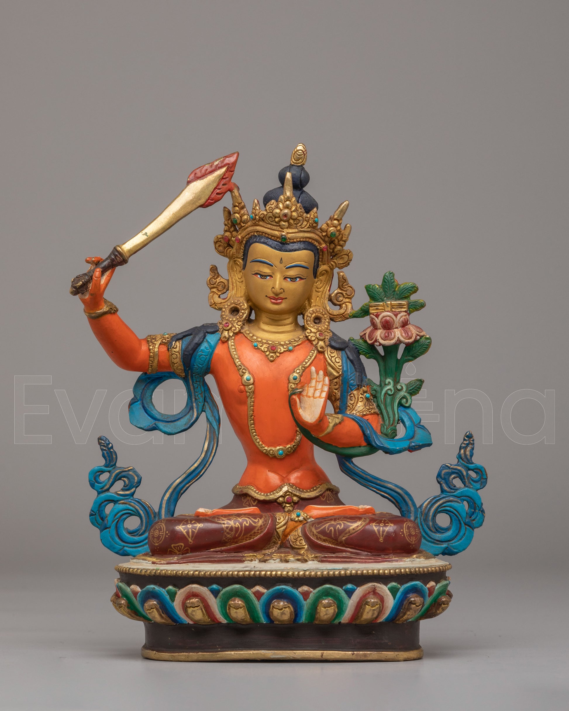 Tibetan Manjushri Statue 