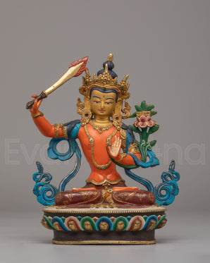 Tibetan Manjushri Statue 