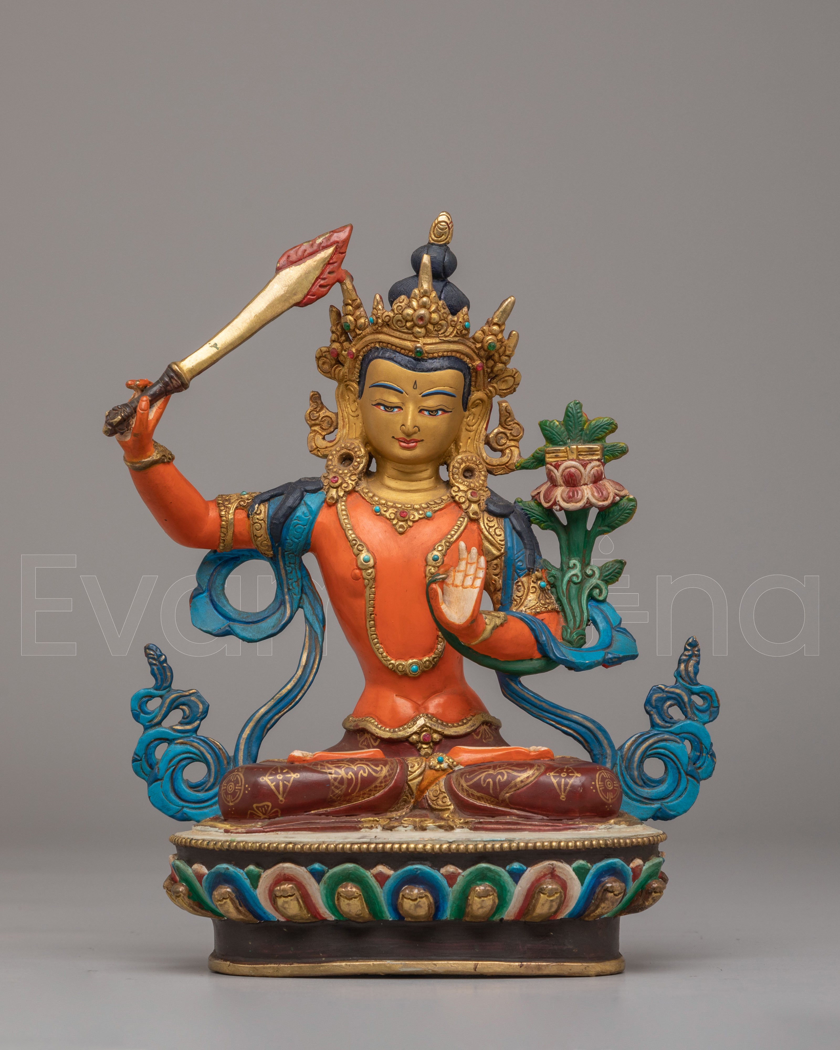 Tibetan Manjushri Statue 