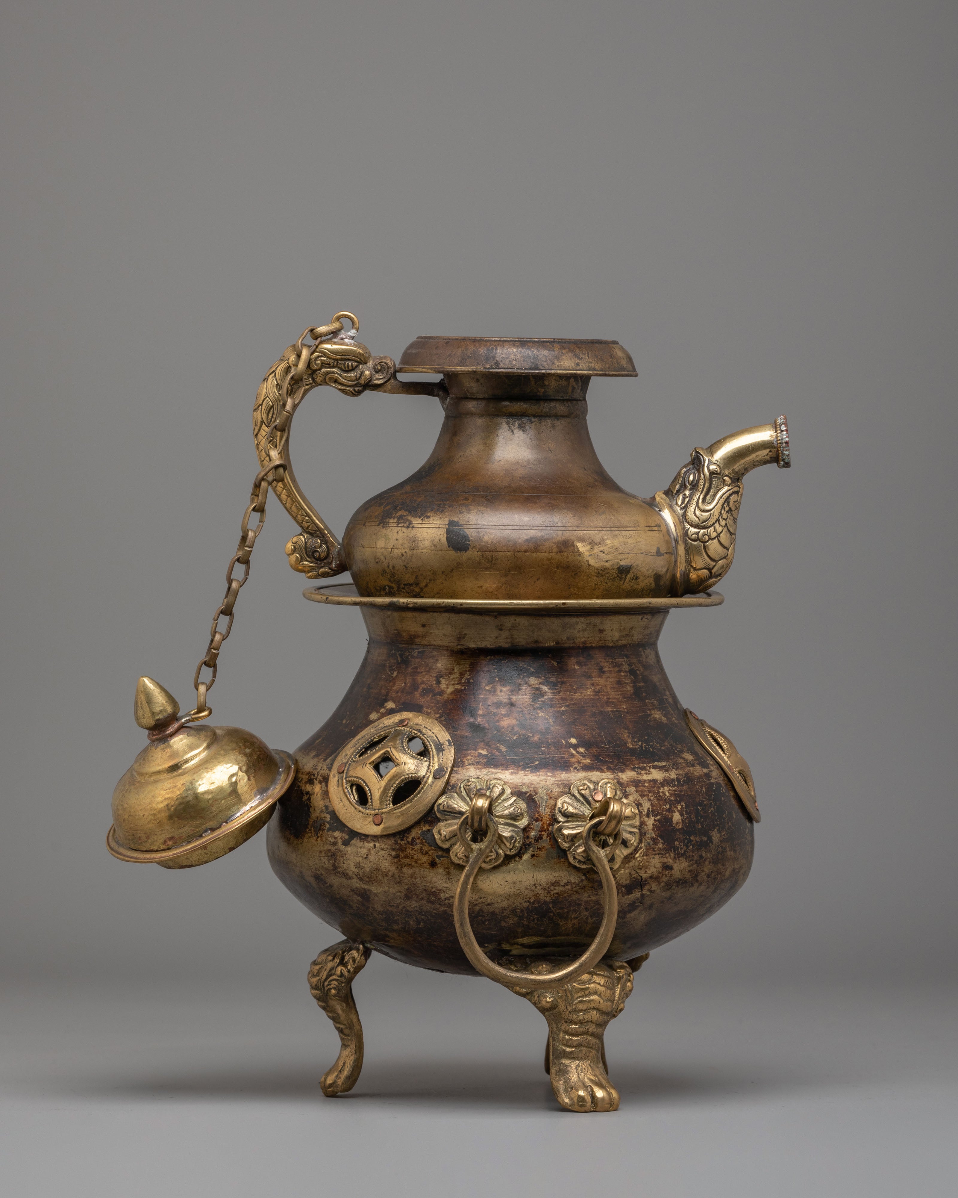 Vajrayana Offering Incense Burner | Buddhist Ritual Offering Tool