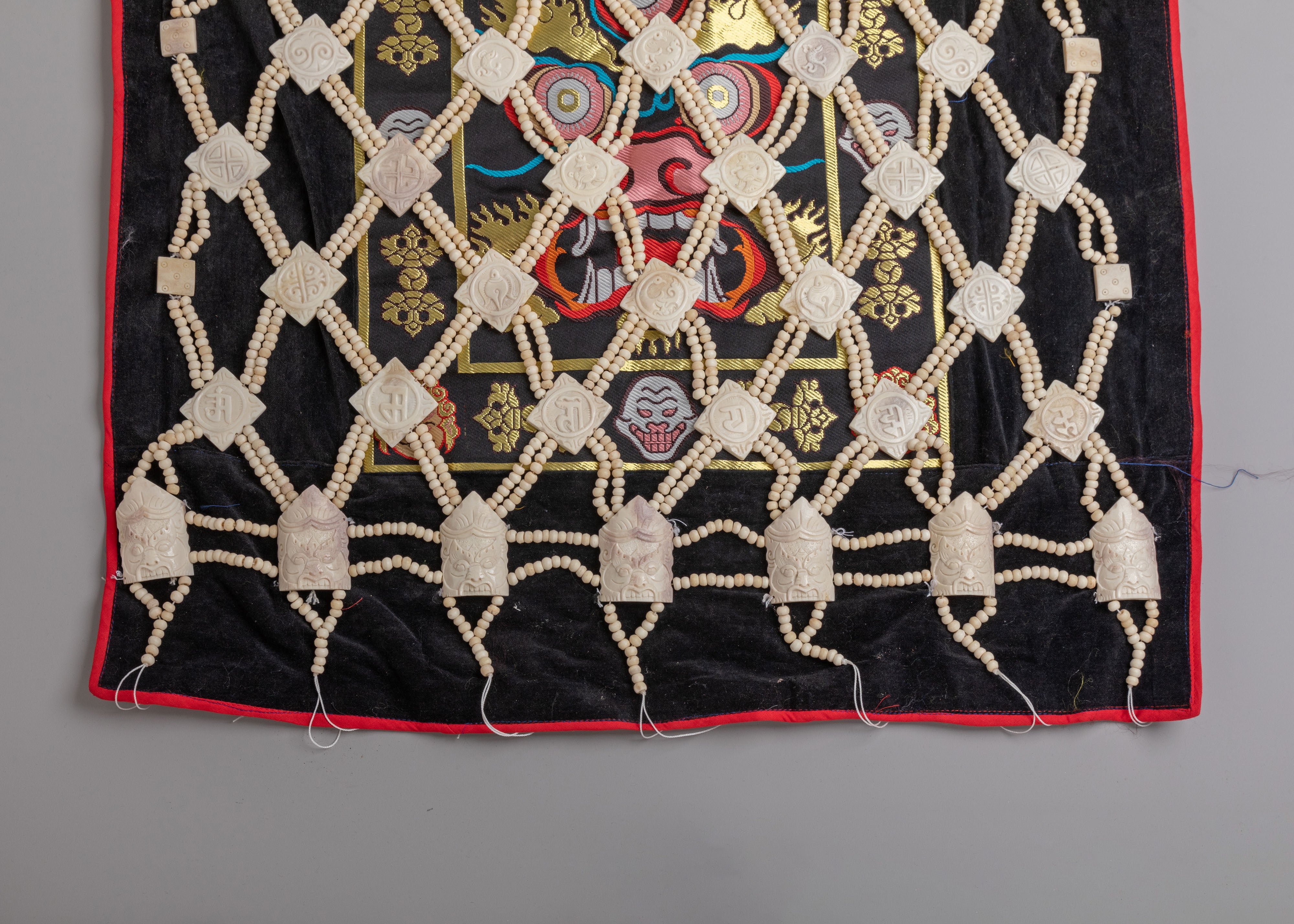 Handcrafted Ritual Guru Fabric | Five Dhyani Buddha Ceremonial Attire